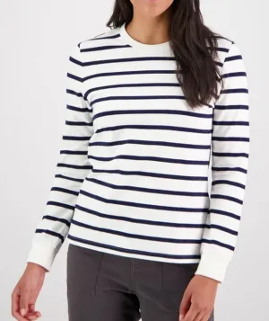 Swanndri Papamoa Stripe Long Sleeve Tee