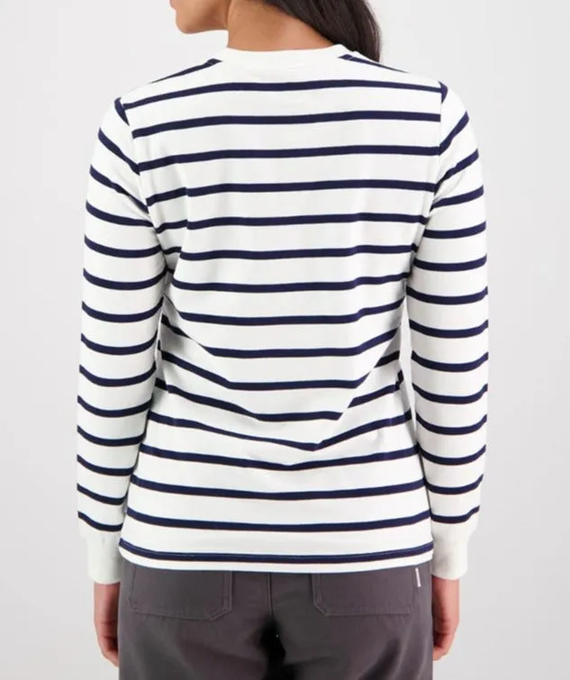 Swanndri Papamoa Stripe Long Sleeve Tee
