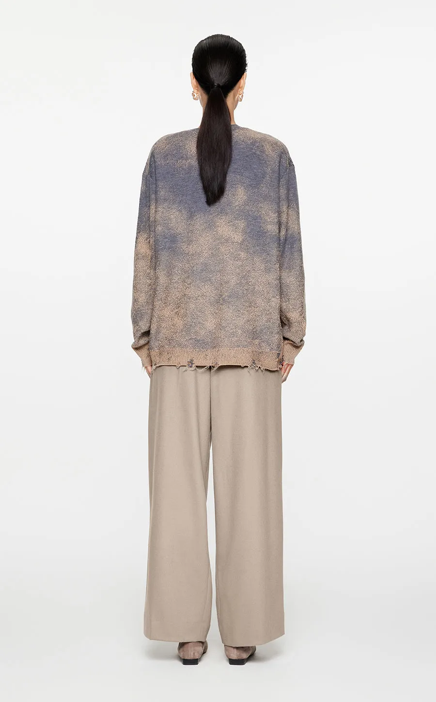 Sweater / JNBY Oversize Brushed-Effect Jumper