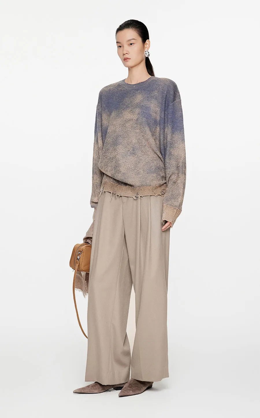 Sweater / JNBY Oversize Brushed-Effect Jumper