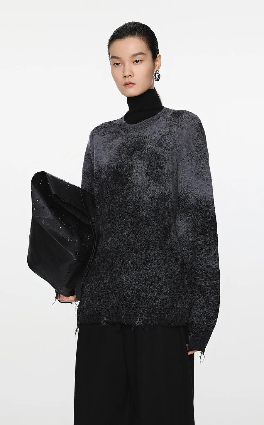 Sweater / JNBY Oversize Brushed-Effect Jumper