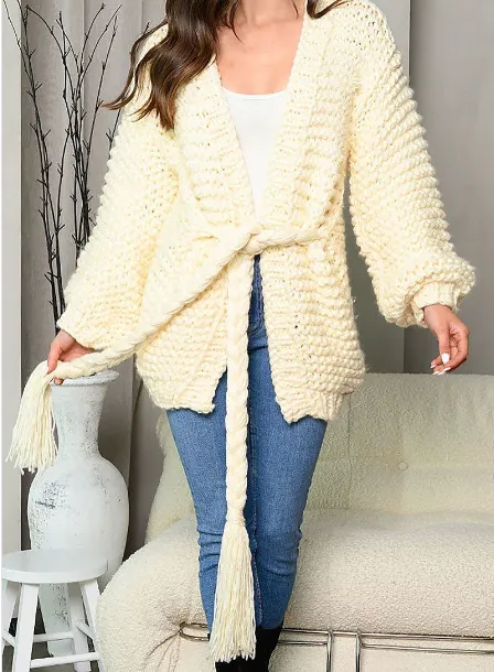 SWEATER WEATHER - CREAM/BLACK