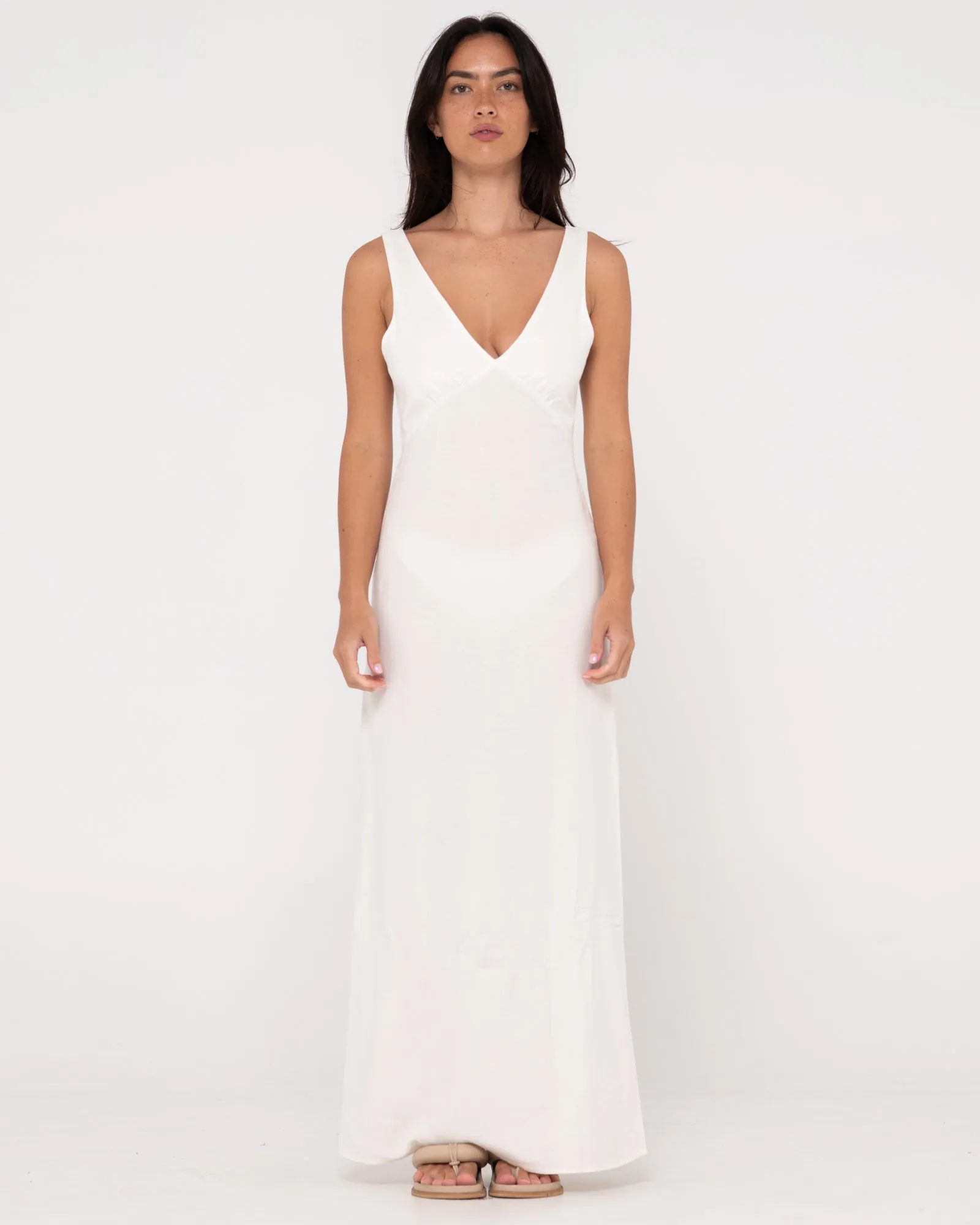 Sweet Heart V Neck Maxi Dress