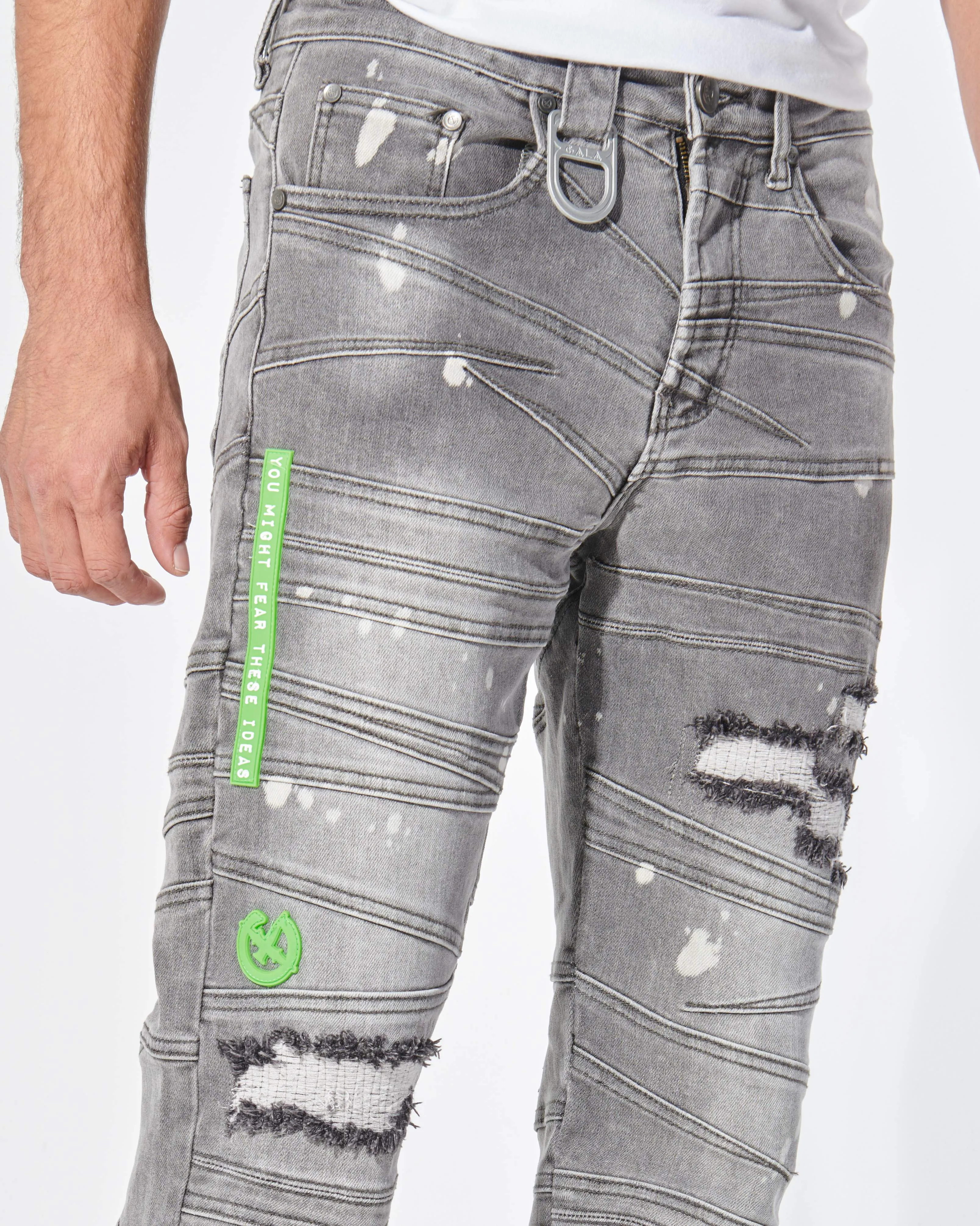 SWERVE STACK DENIM (GRANITE BLEACH)