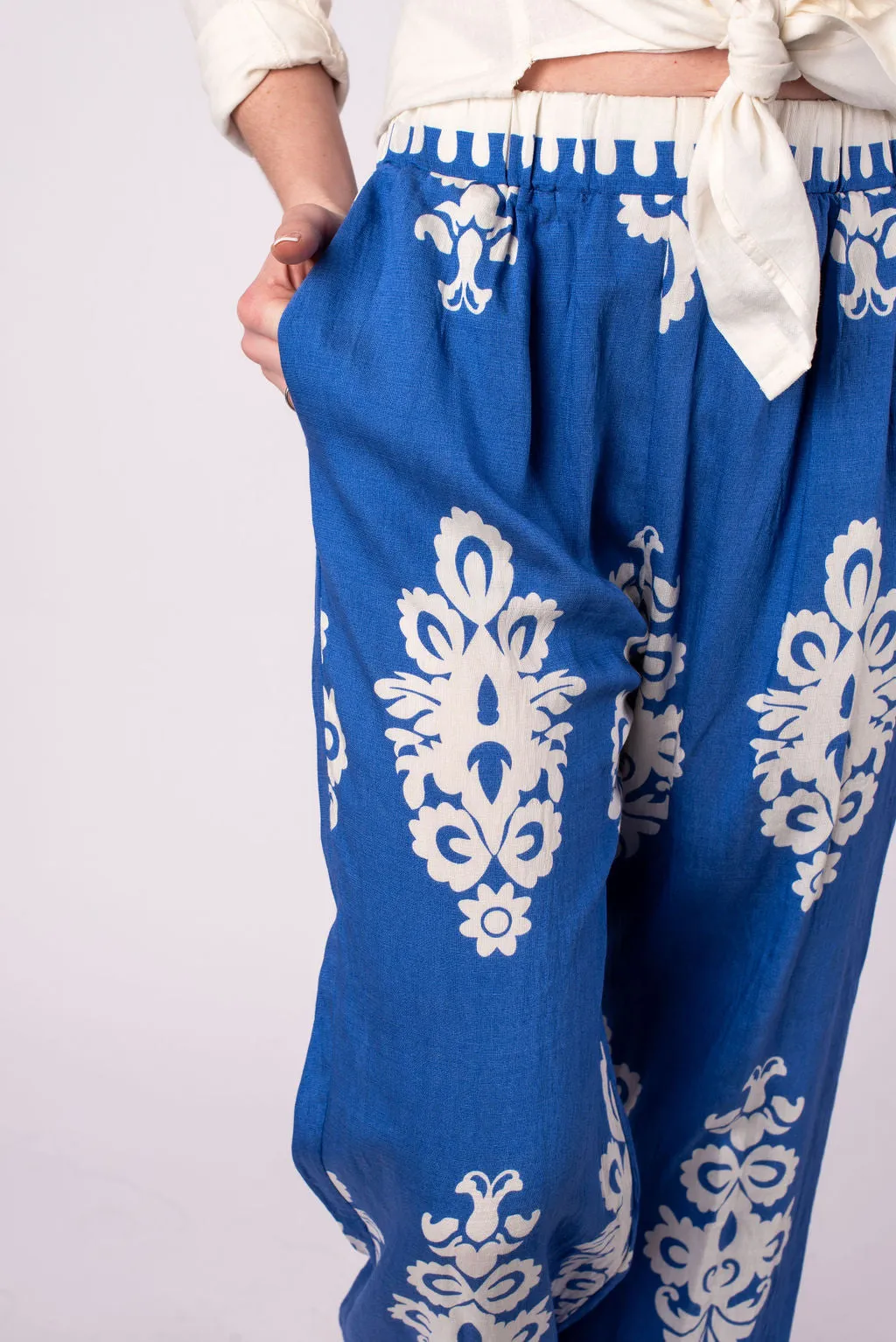 Talia Print Wide Leg Pants