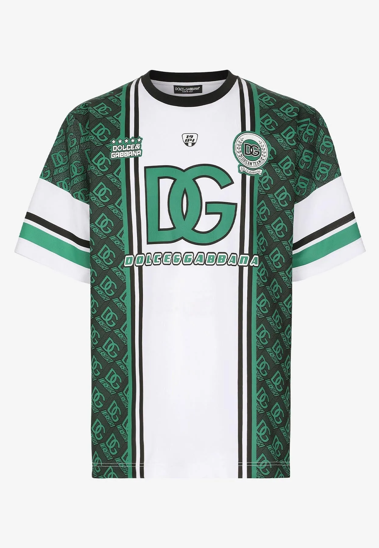 Technical Jersey T-shirt with Logo Print