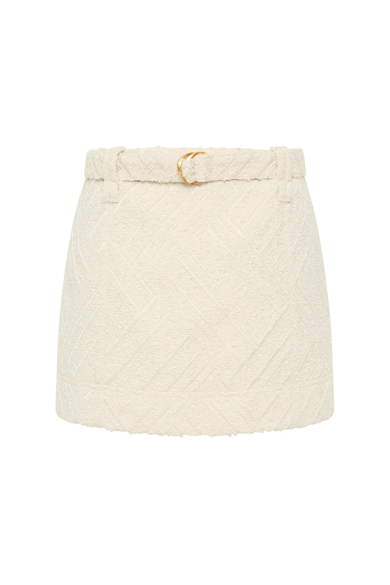 Tectonic Jacquard Mini Skirt