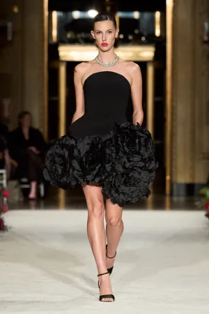 The Audrey Rose Appliqué Mini Dress