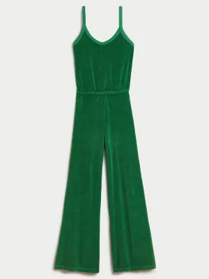 The Elma Flare Jumpsuit in Terry