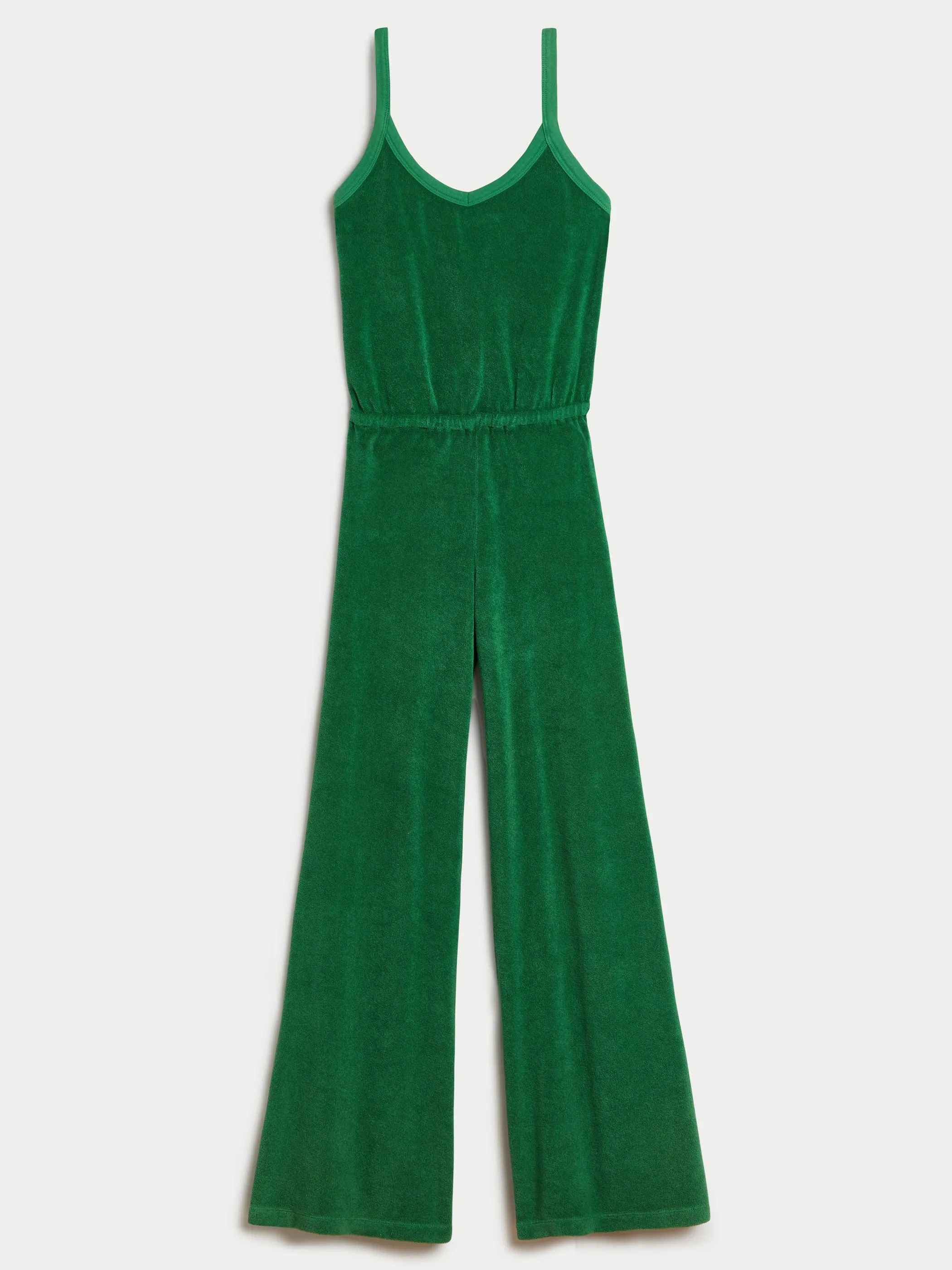 The Elma Flare Jumpsuit in Terry