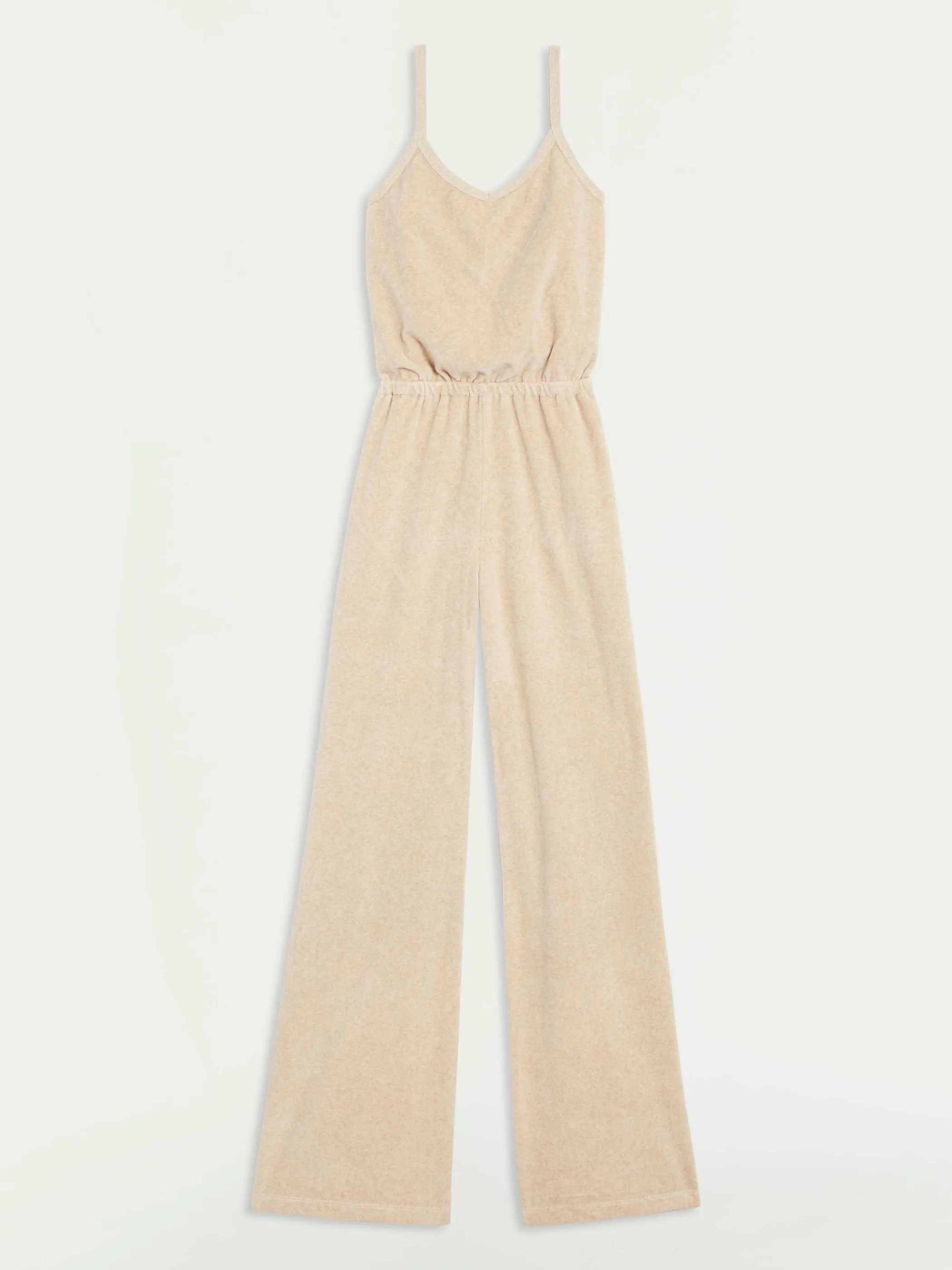 The Elma Flare Jumpsuit in Velour
