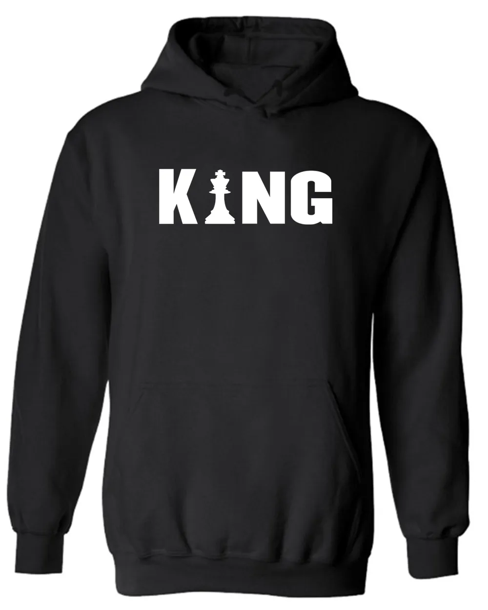 The King and The Queen Hoodie Couple Hoodie, Valentine Hoodie.