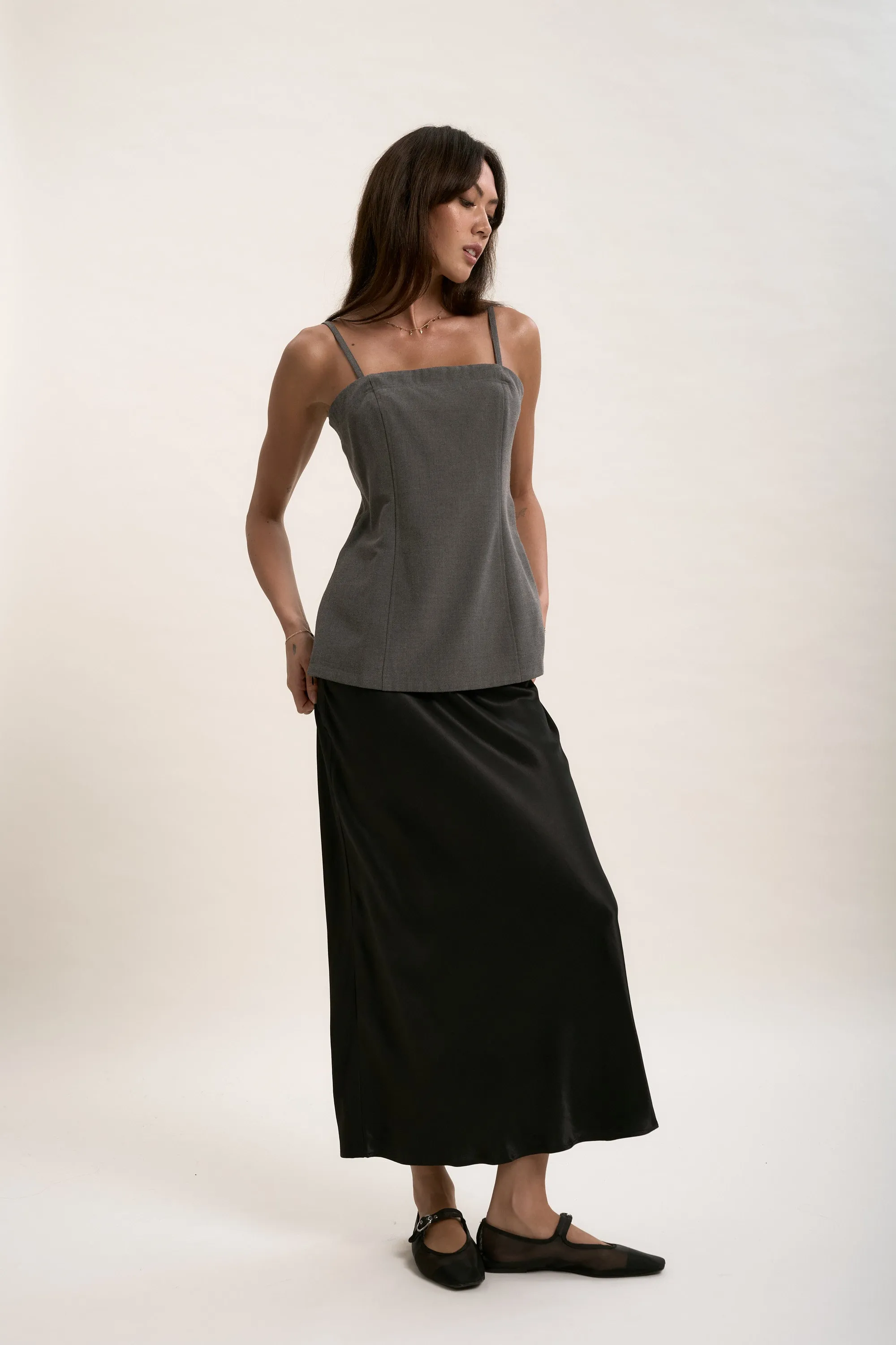 The Maxi Slip Skirt