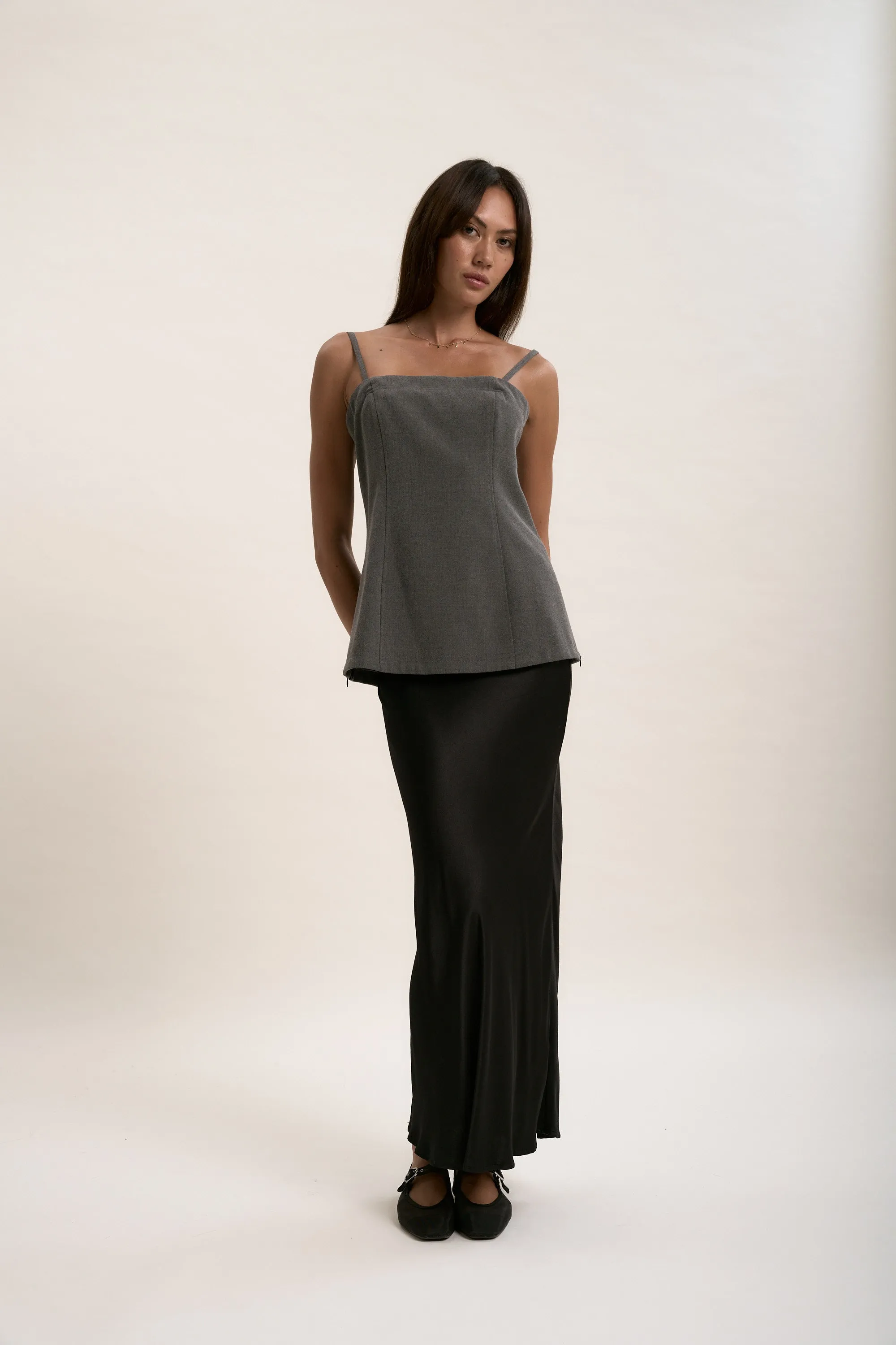 The Maxi Slip Skirt