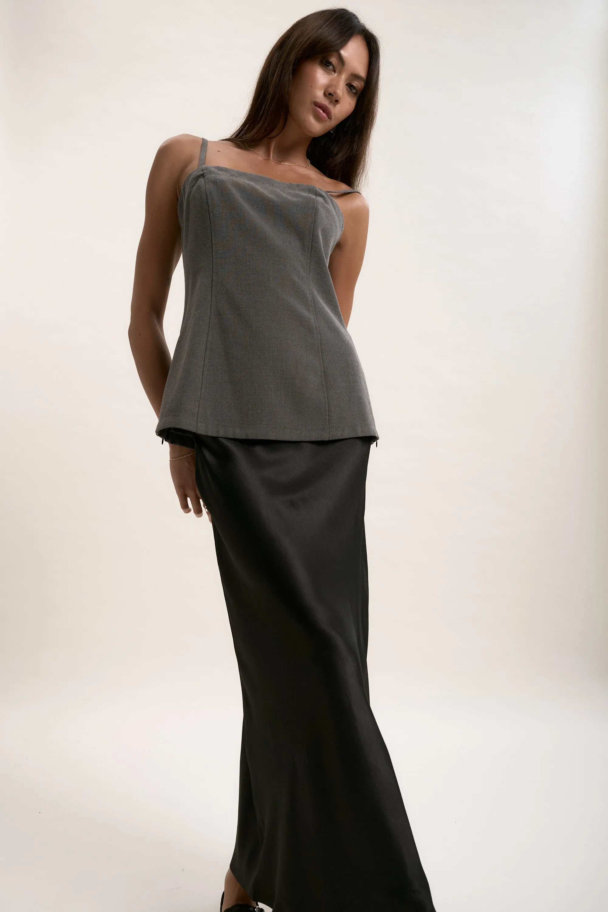 The Maxi Slip Skirt