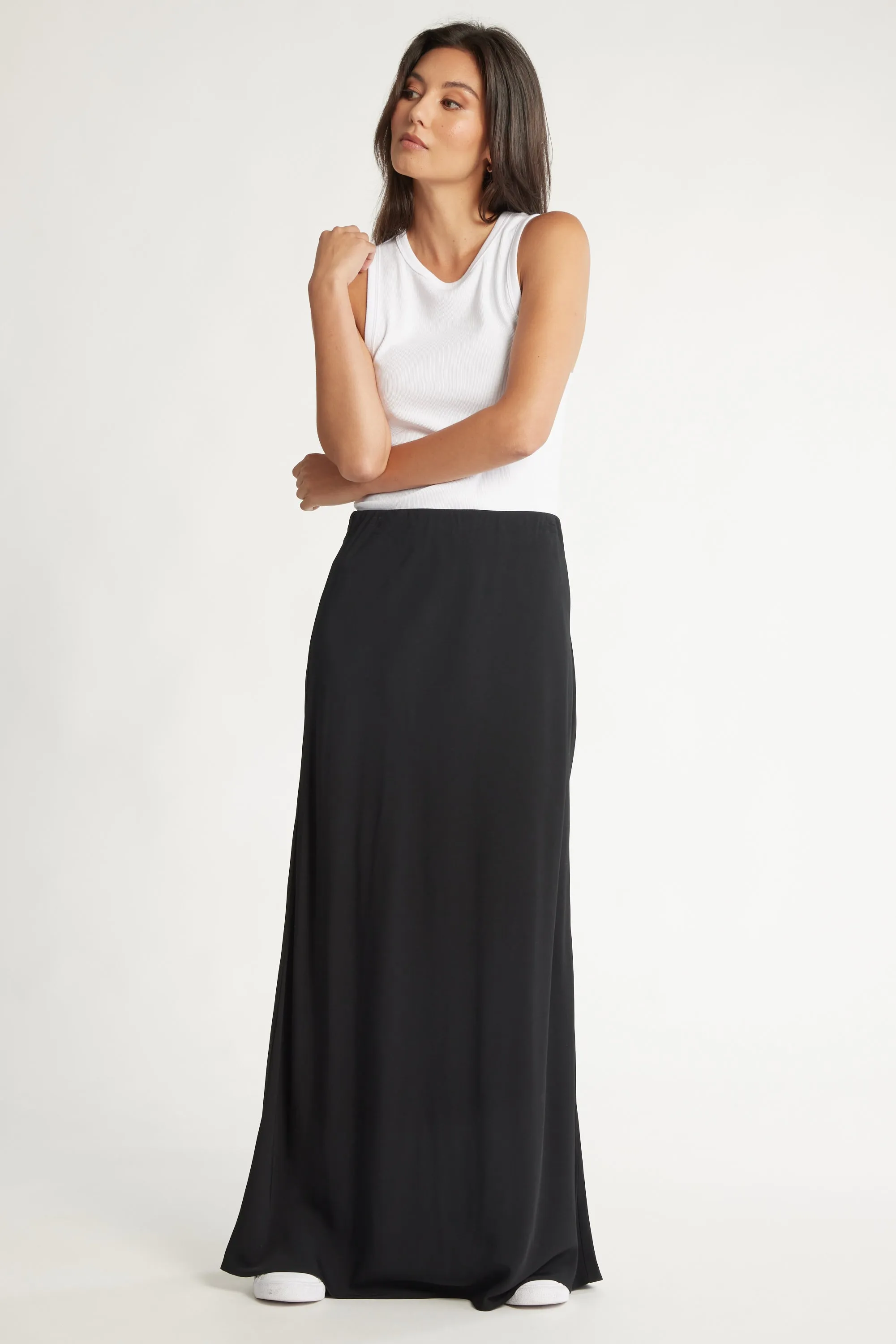 The Maxi Slip Skirt