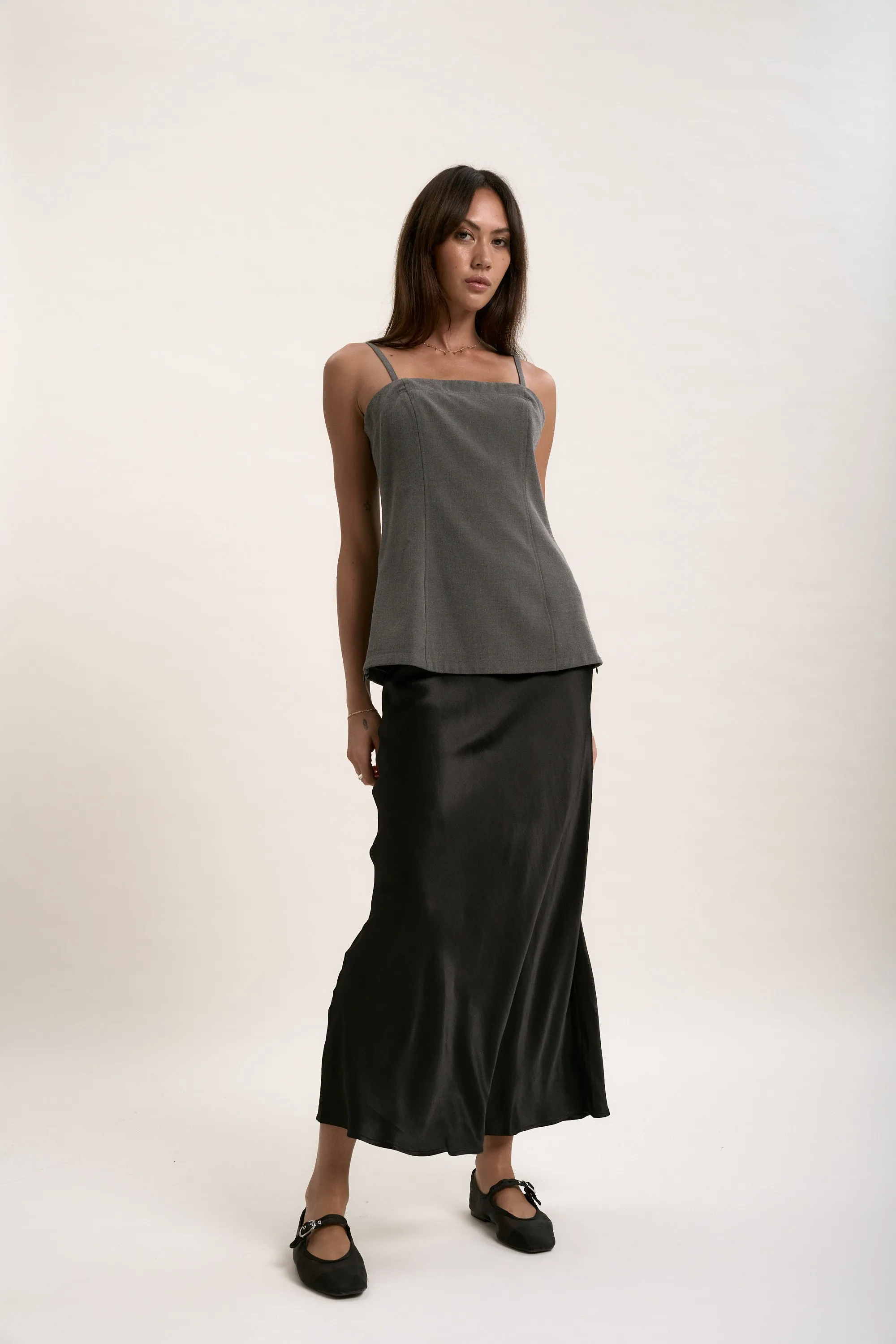 The Maxi Slip Skirt