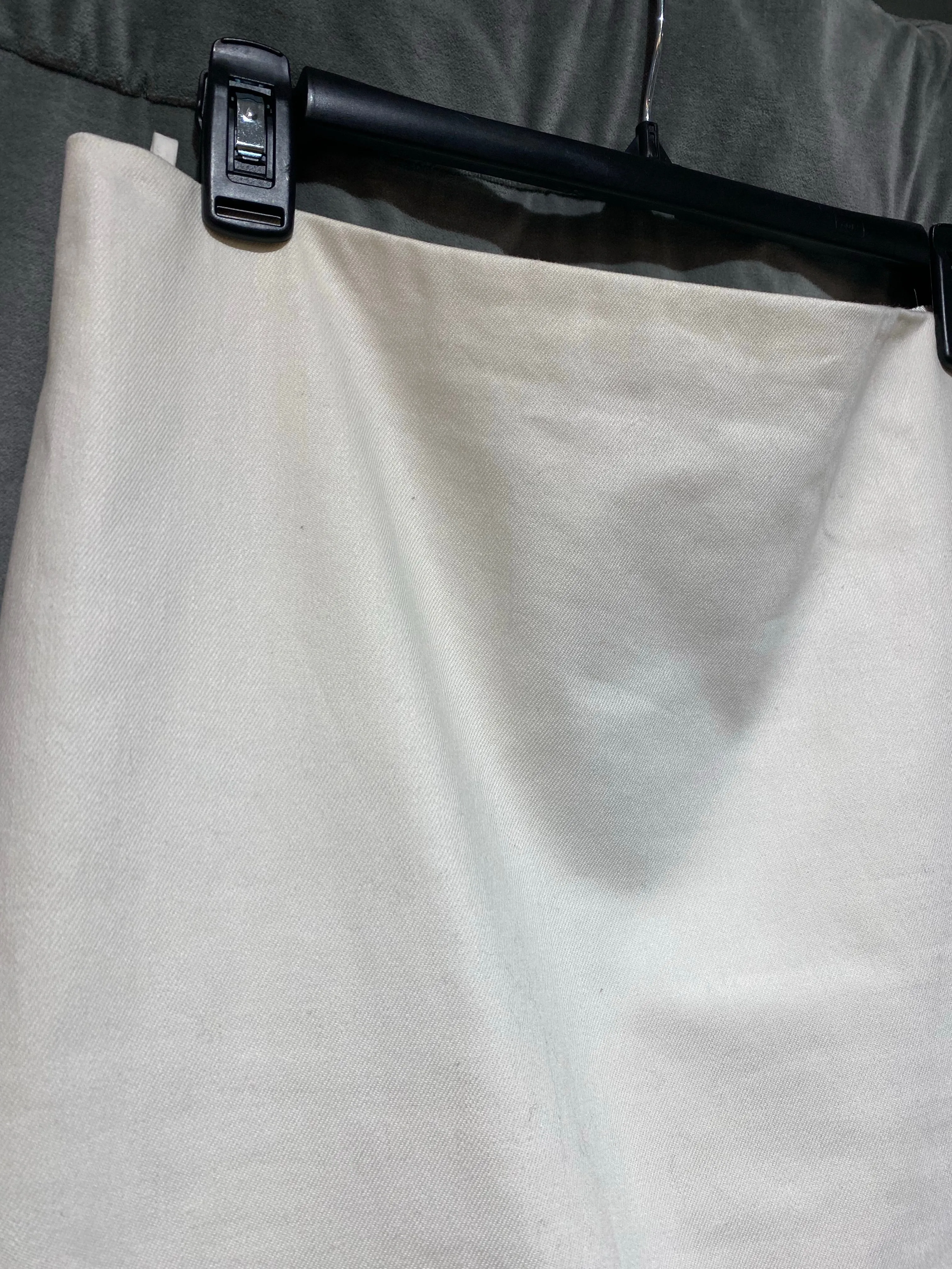 The Row White Cotton Straight Maxi Skirt
