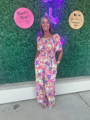 The Spring Floral Jumpsuit