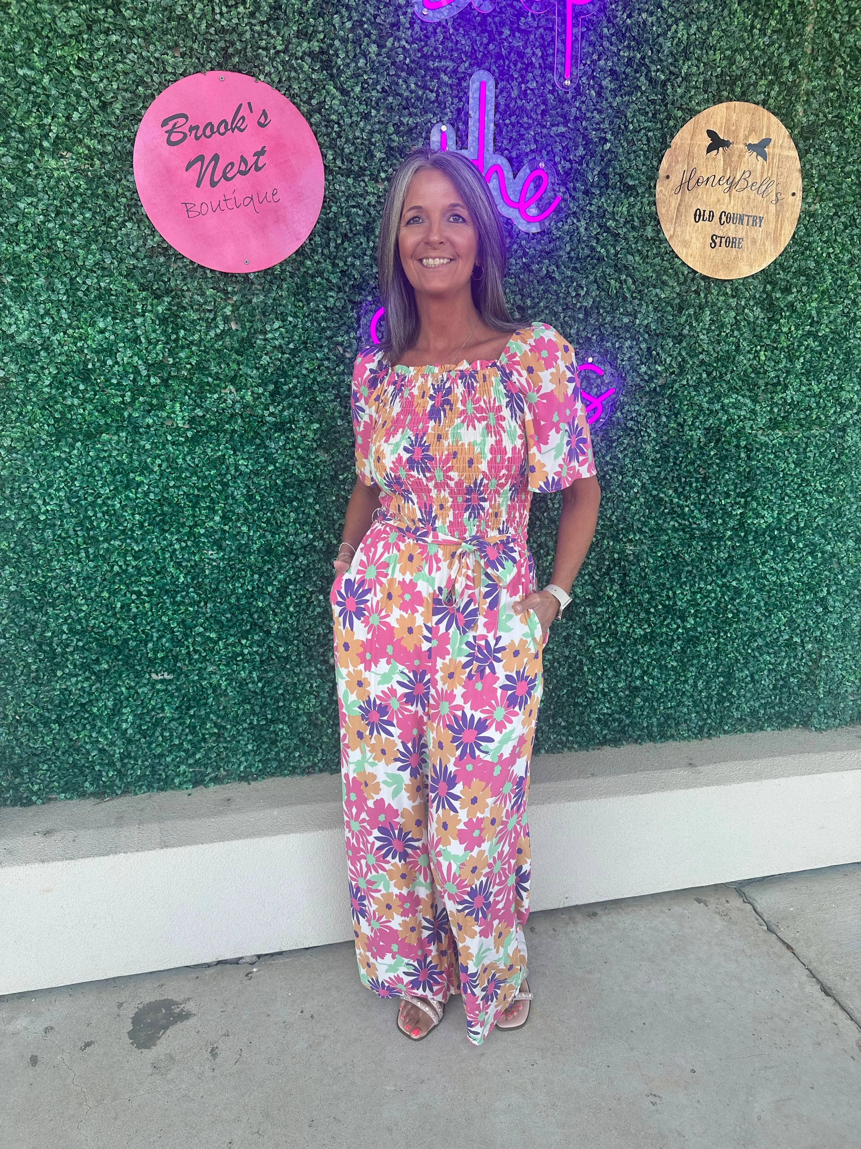 The Spring Floral Jumpsuit