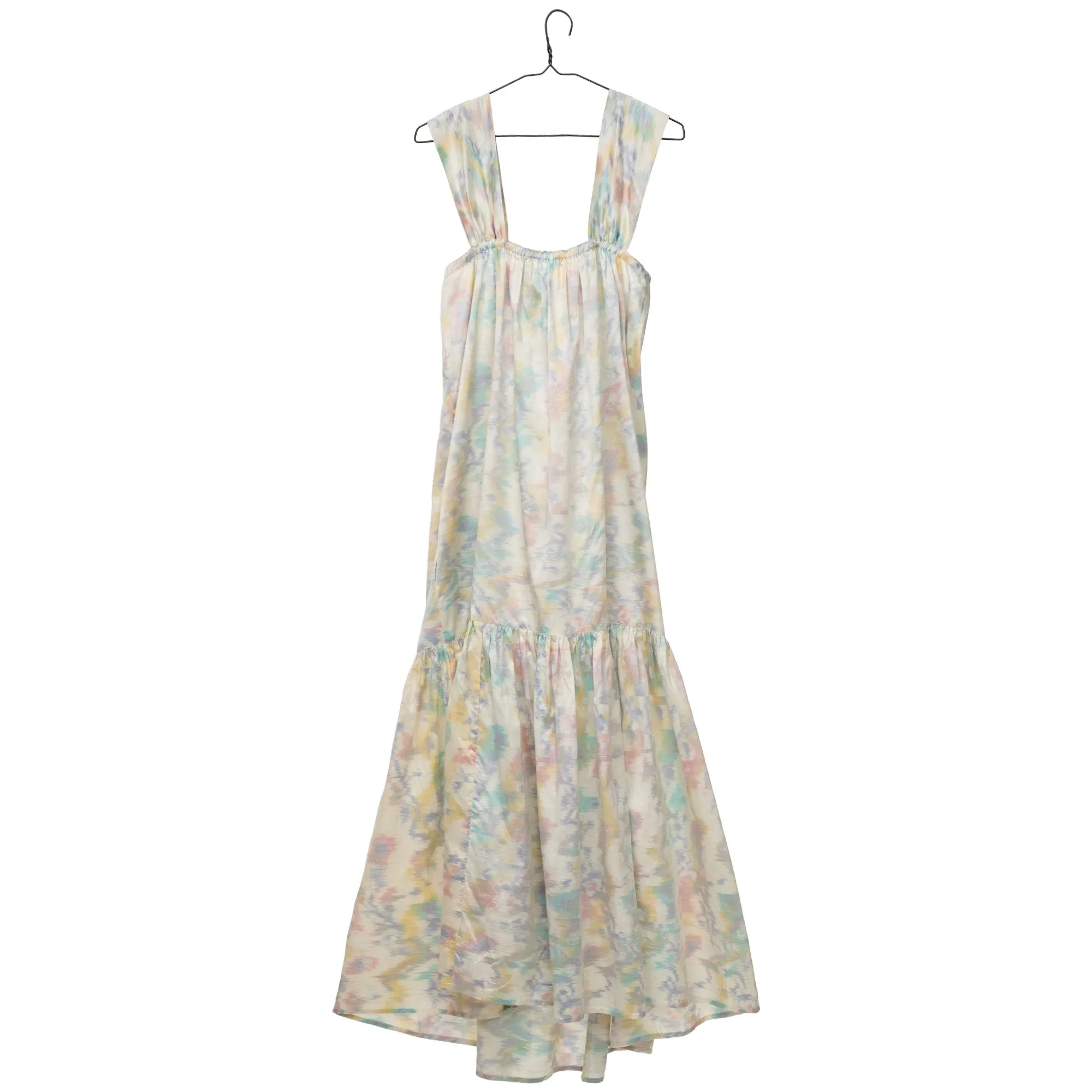 Thea Ikat Dress - Ivory