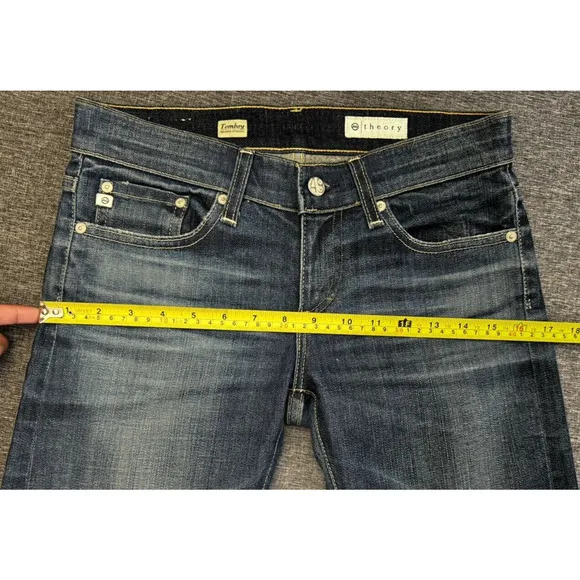 Theory x AG Adriano Goldschmidt Y2K Tomboy RELAXED STRAIGHT STRETCH JEANS 25/33