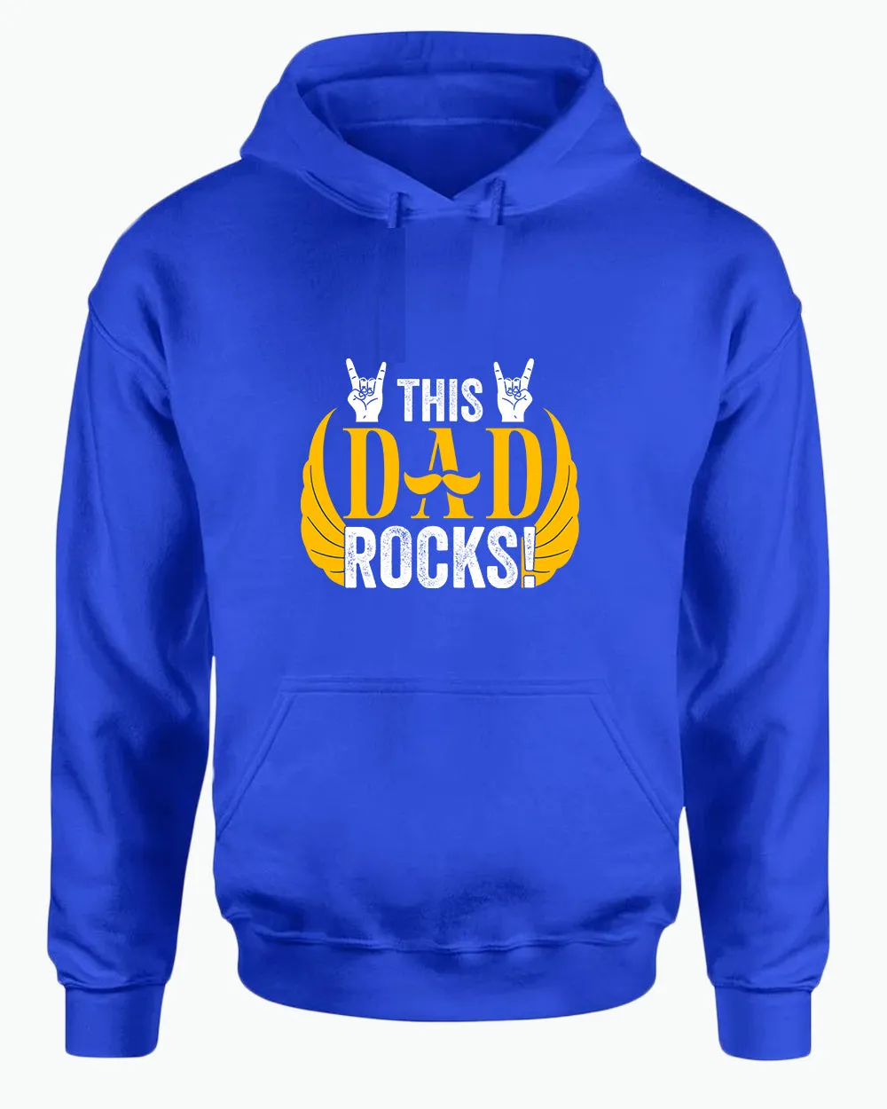 This dad rocks hoodie, music dad hoodie