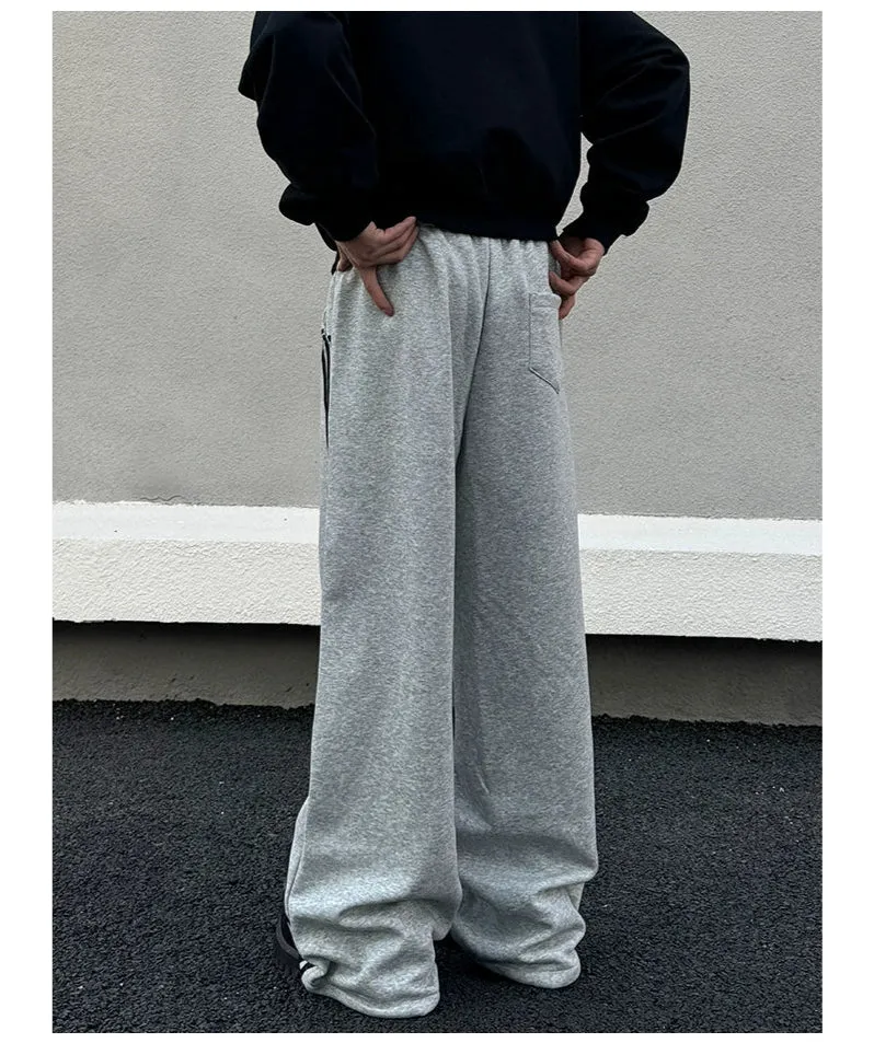 Three-Stripe Wide-Leg Pants