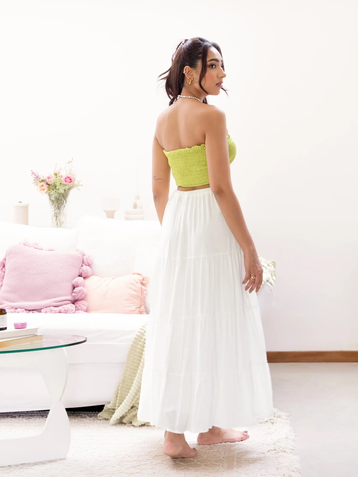 Tiered Maxi Skirt