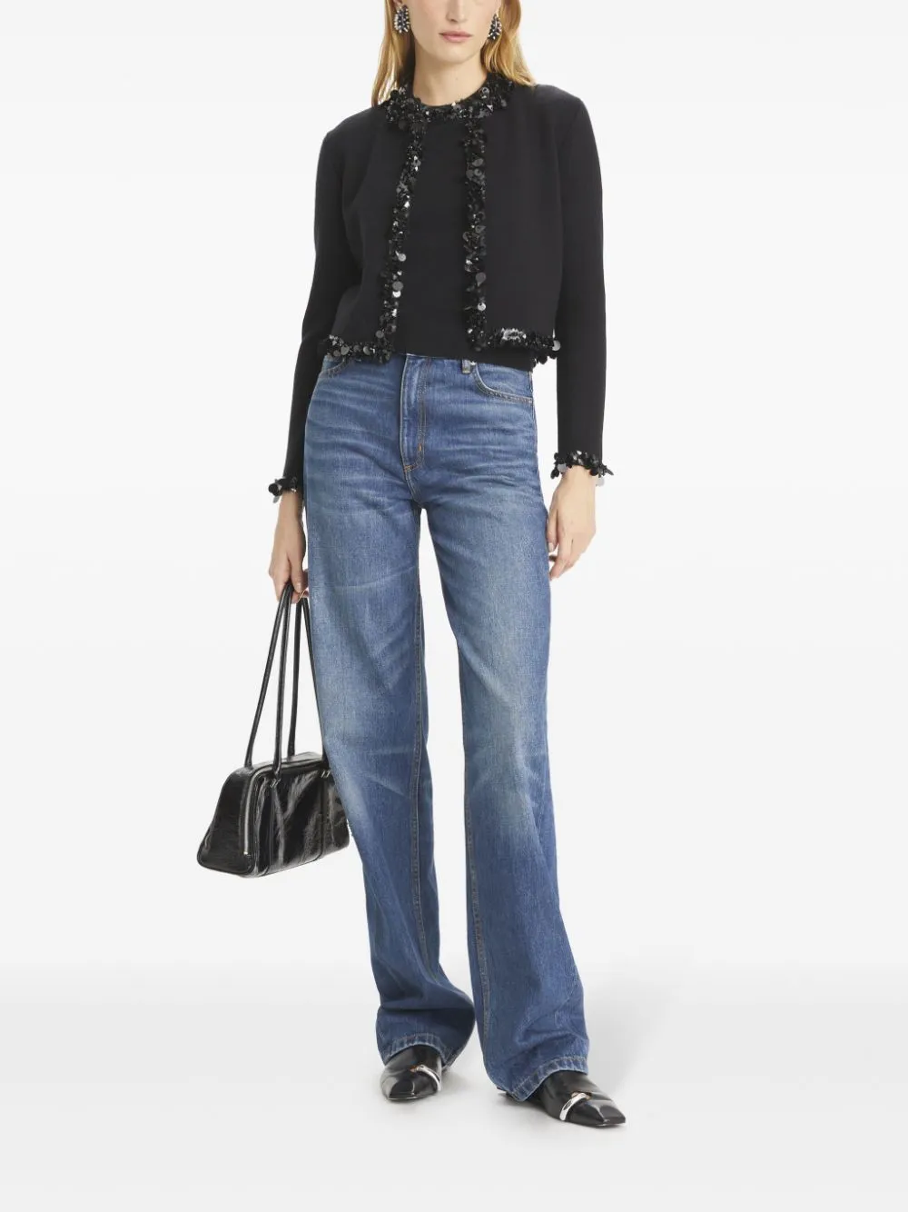 Tory Burch Black Sweaters