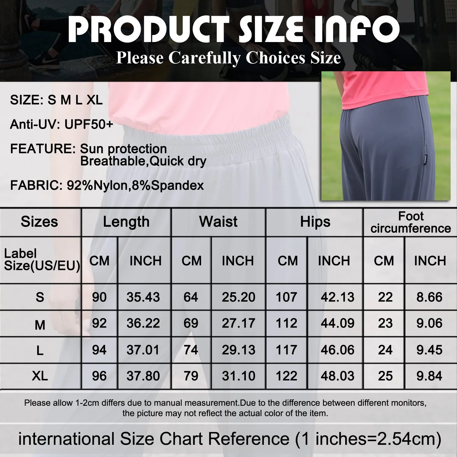 UV Protection Loose Casual Quick Dry Trousers