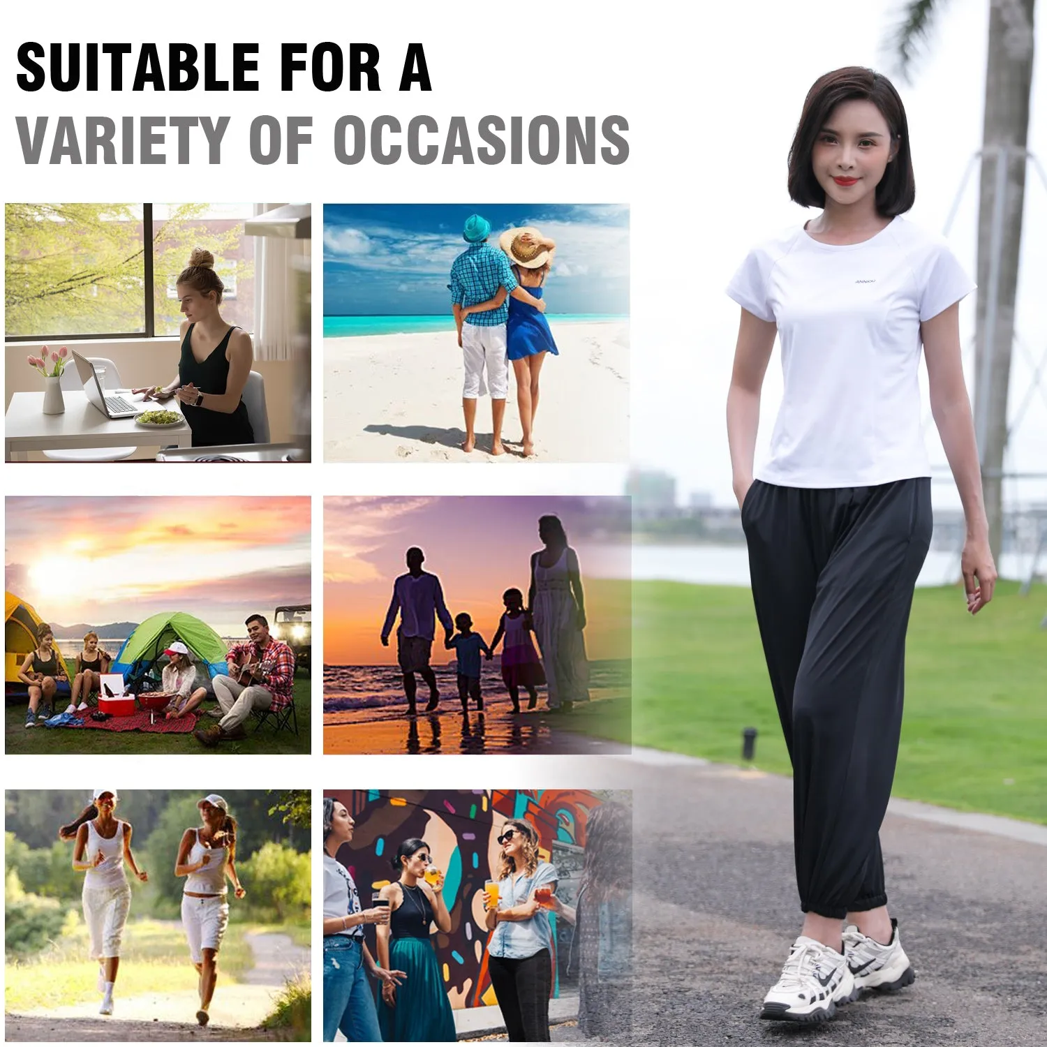 UV Protection Loose Casual Quick Dry Trousers