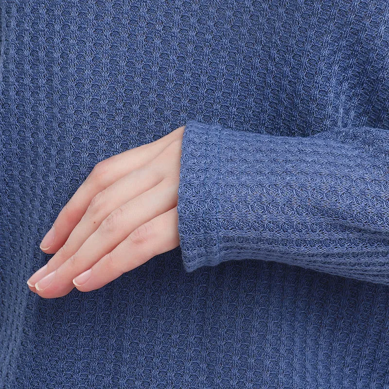 V Neck Long Sleeve Casual Top