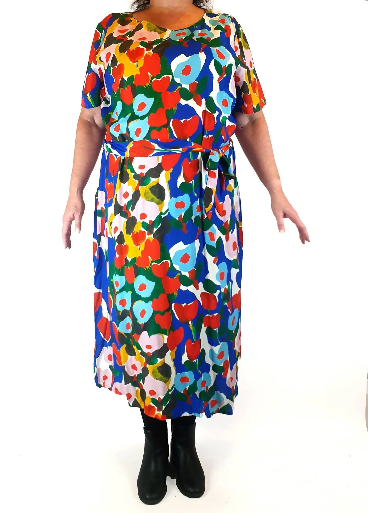 Variety Hour classic floral print maxi dress size XXL