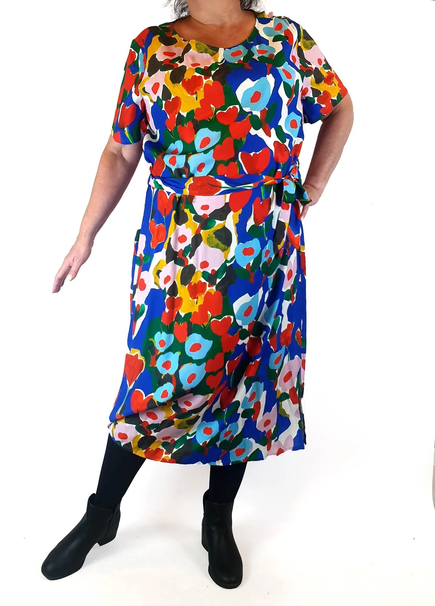 Variety Hour classic floral print maxi dress size XXL