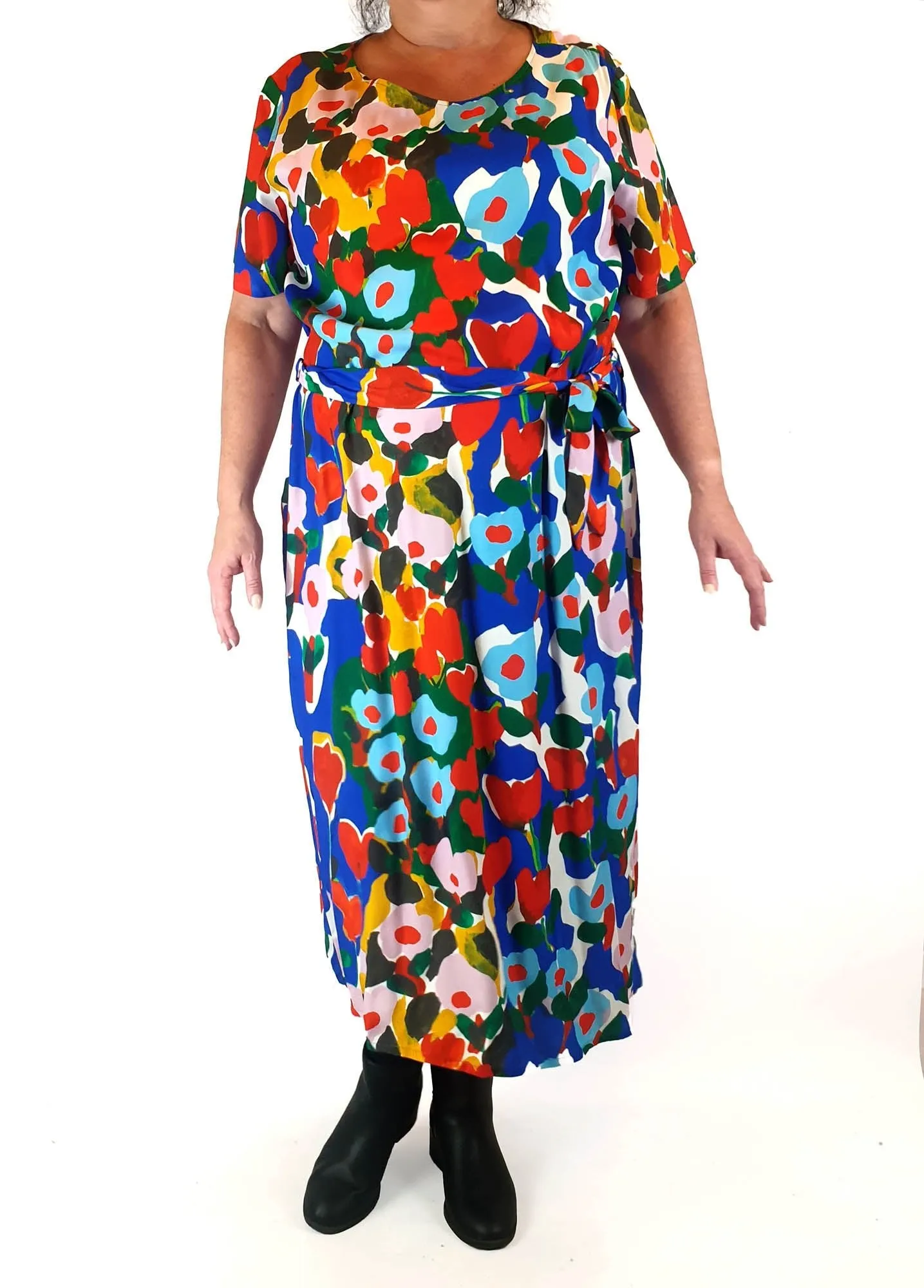 Variety Hour classic floral print maxi dress size XXL