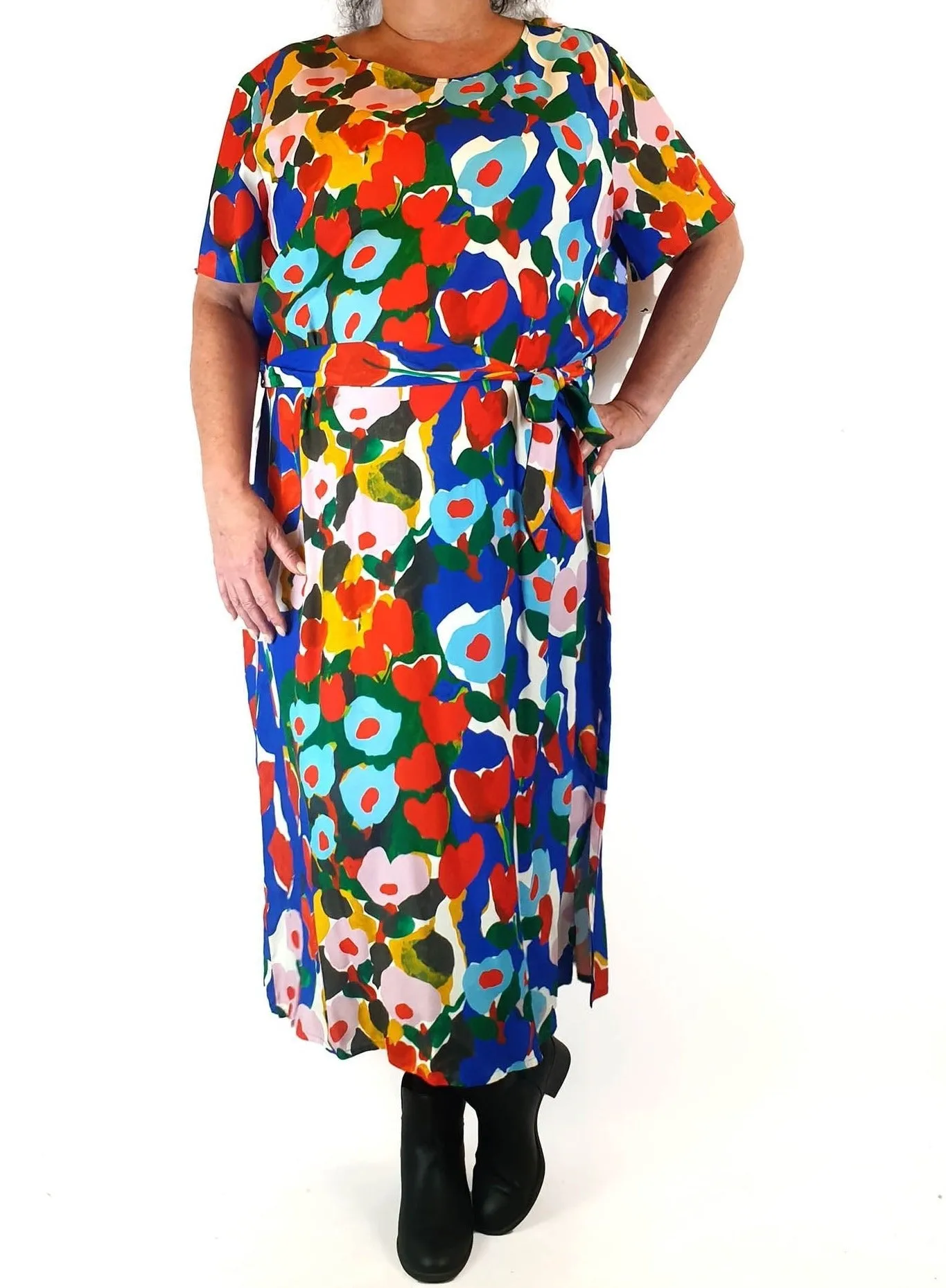 Variety Hour classic floral print maxi dress size XXL