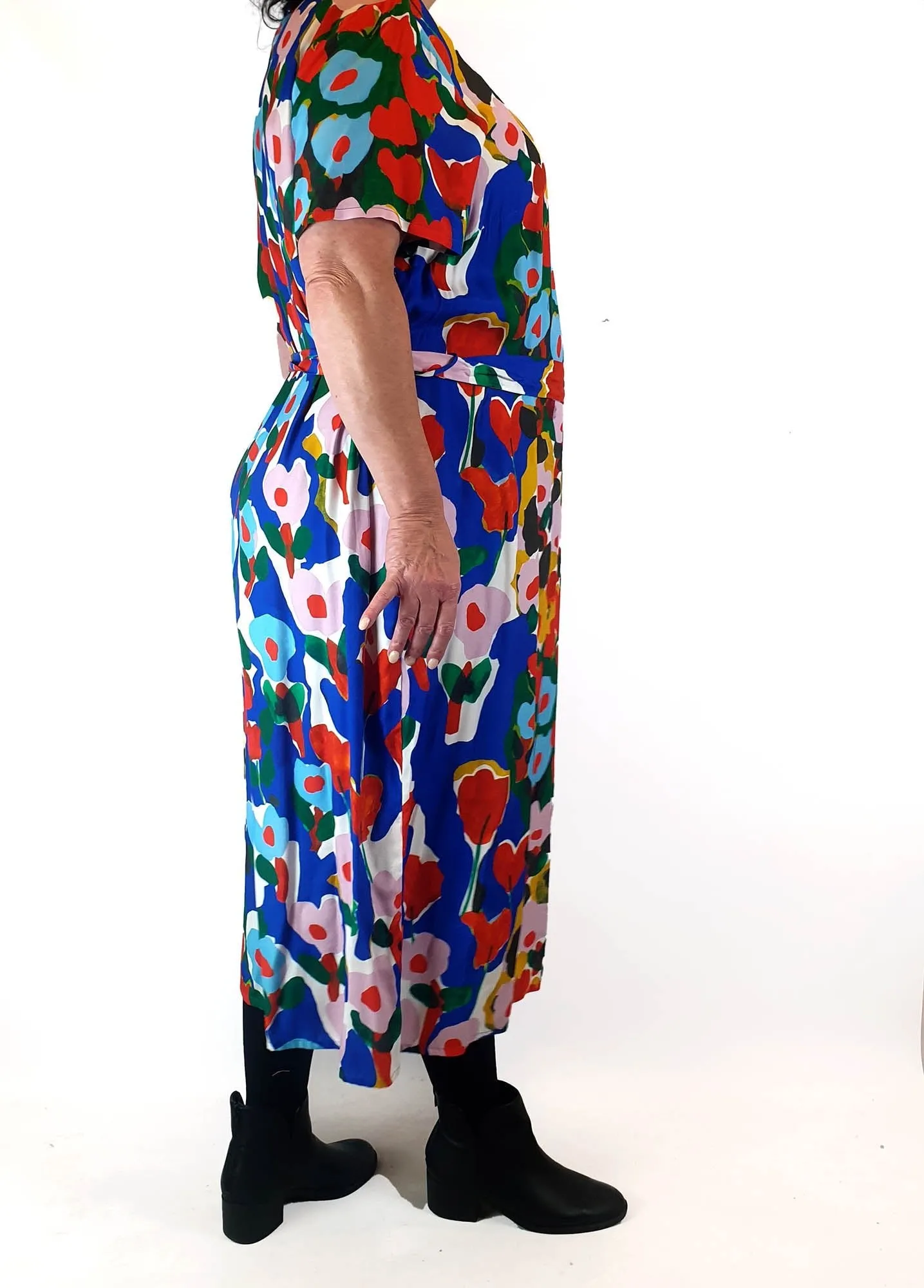 Variety Hour classic floral print maxi dress size XXL