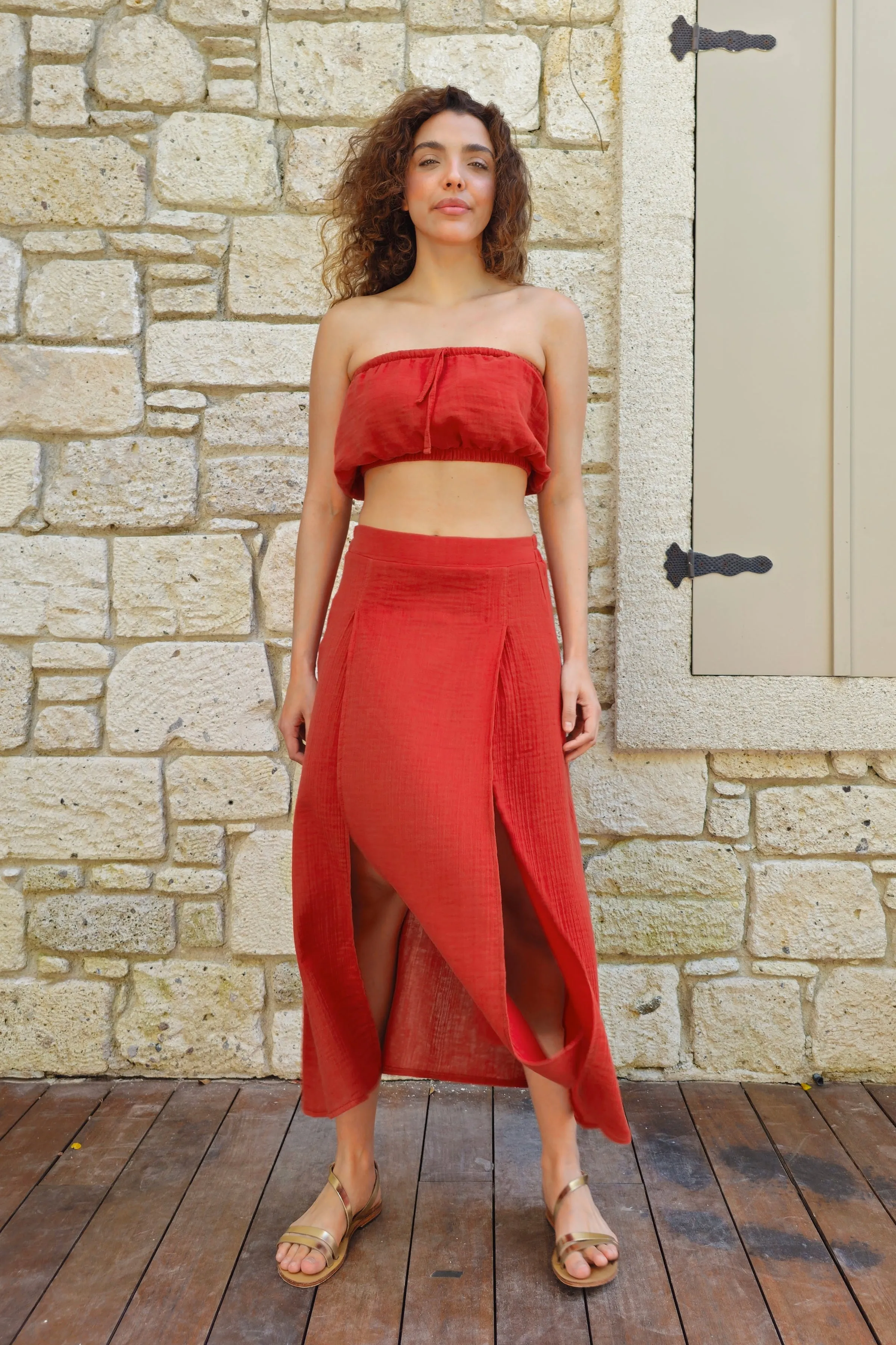 VENUS High Slit Maxi Skirt