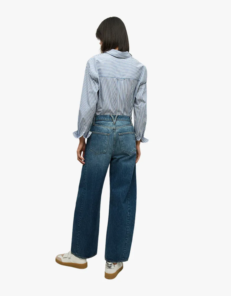 Veronica Beard Ryder Saddle Jeans in Enough Said