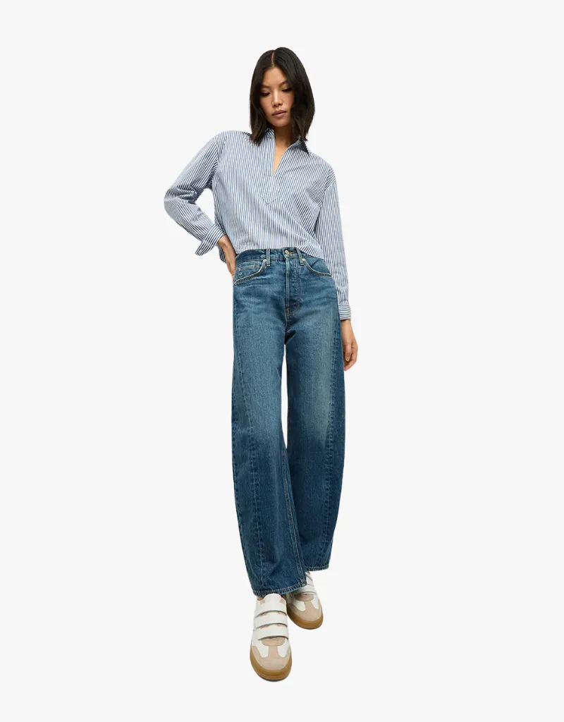 Veronica Beard Ryder Saddle Jeans in Enough Said