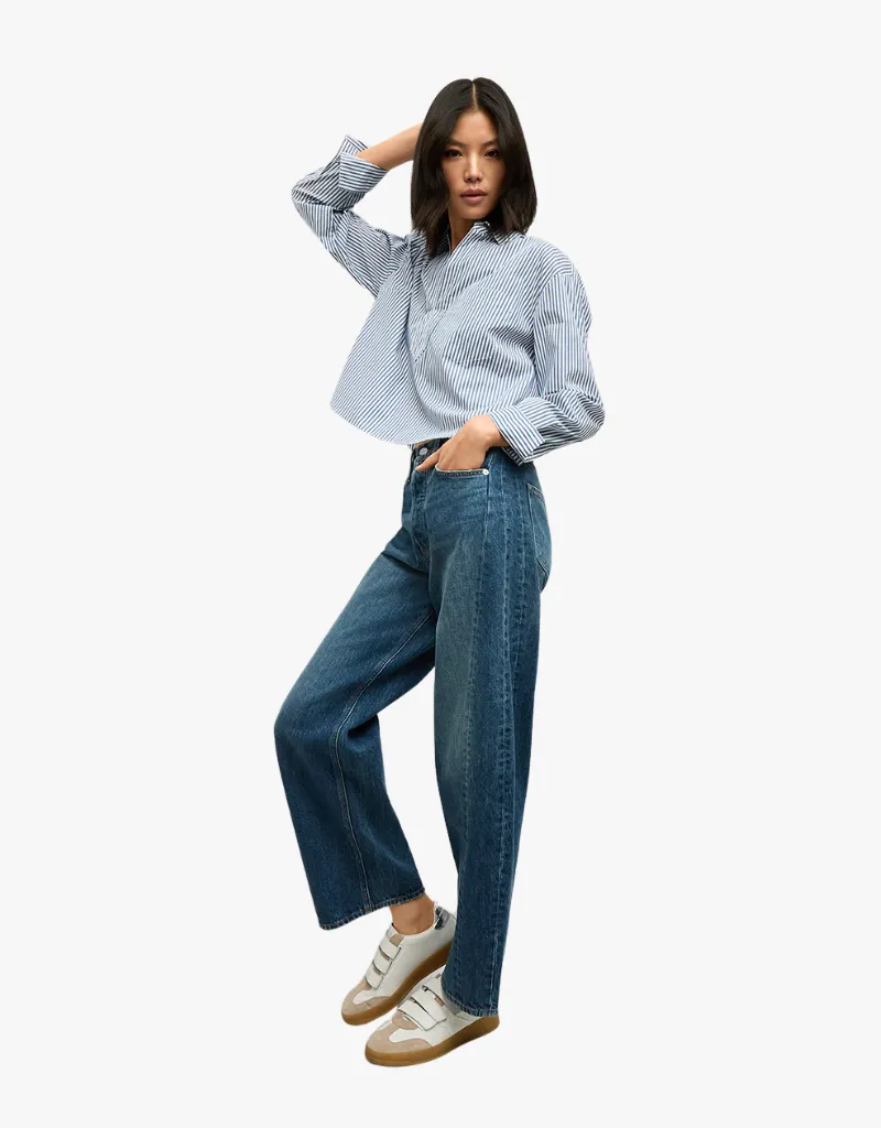 Veronica Beard Ryder Saddle Jeans in Enough Said