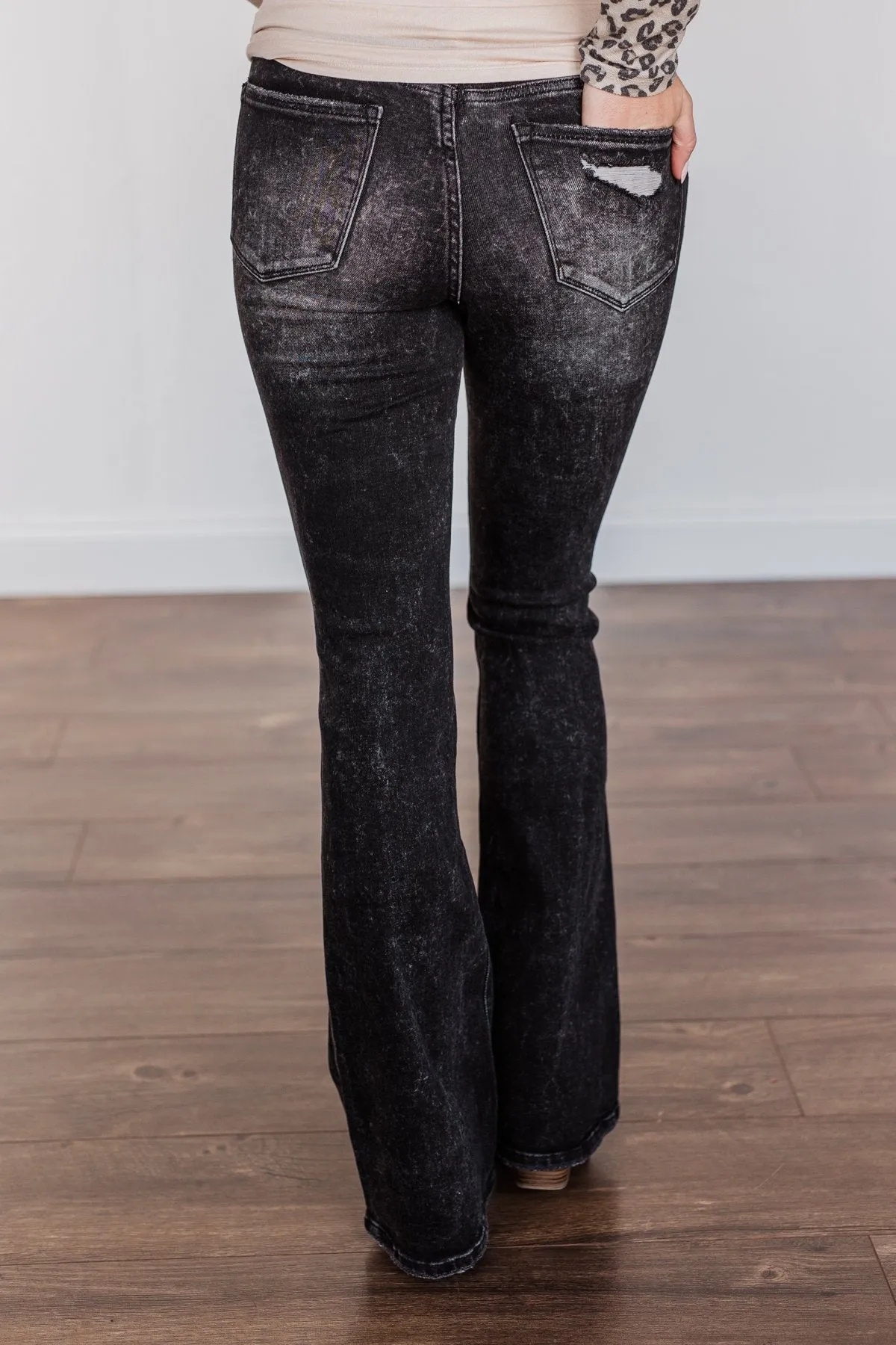 Vervet High Rise Flare- Bella Wash