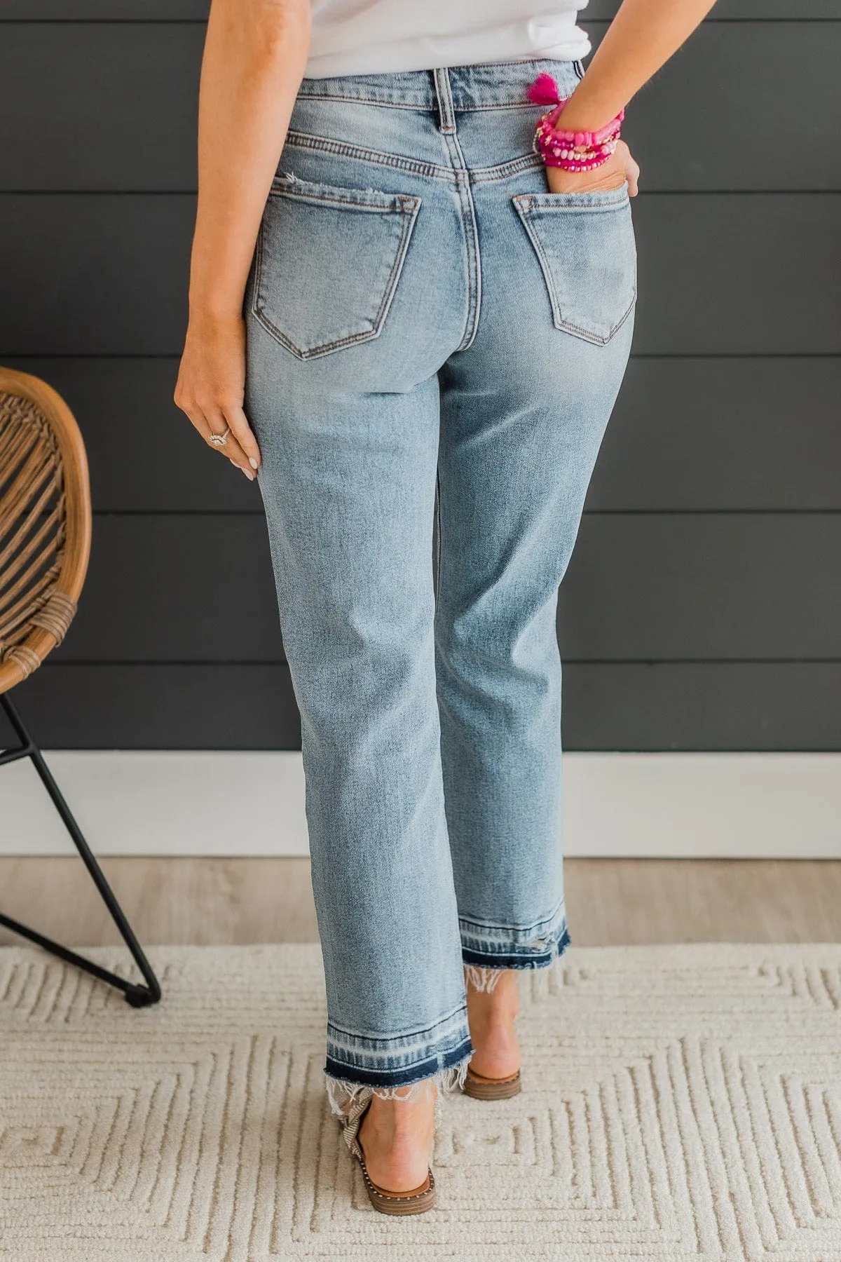 Vervet High-Rise Straight Leg Jeans- Haven Wash