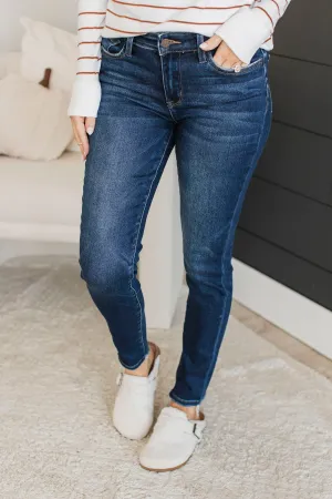 Vervet Mid-Rise Skinny Jeans- Robin Wash