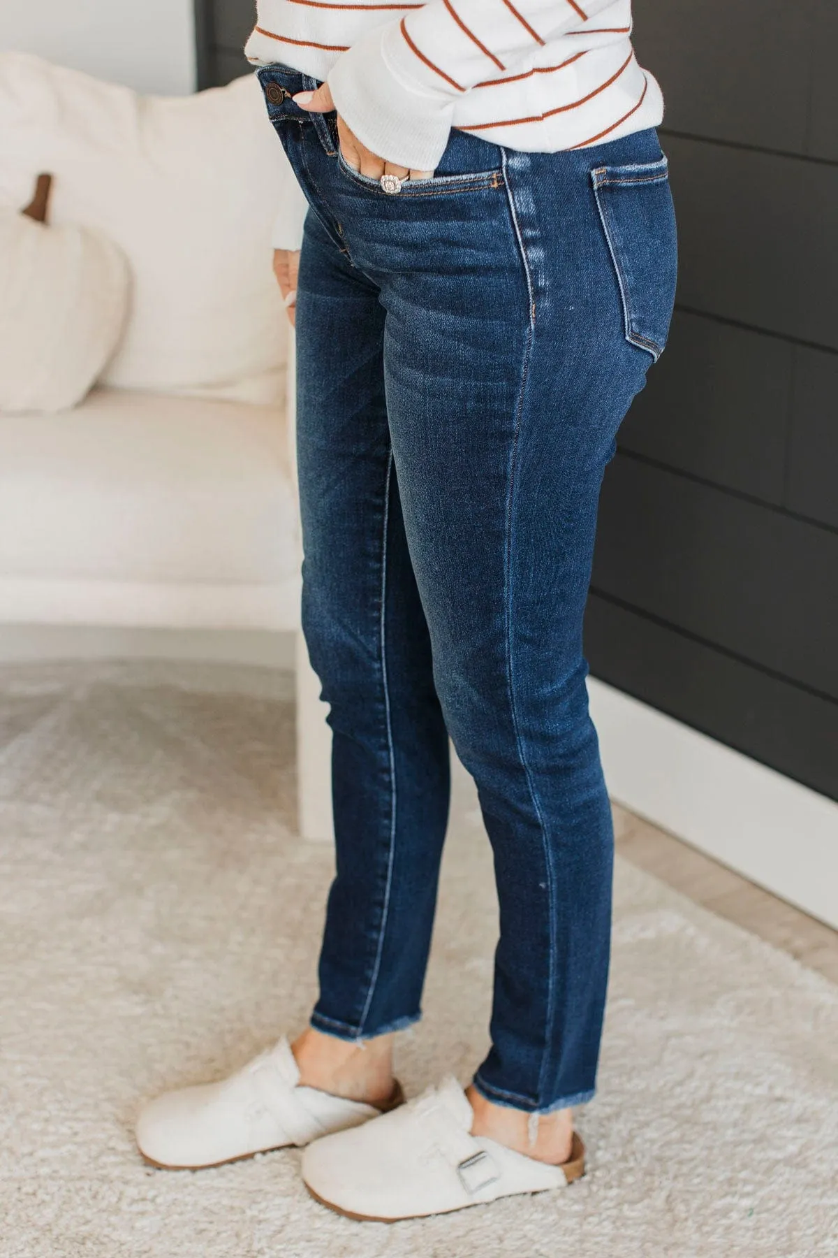 Vervet Mid-Rise Skinny Jeans- Robin Wash