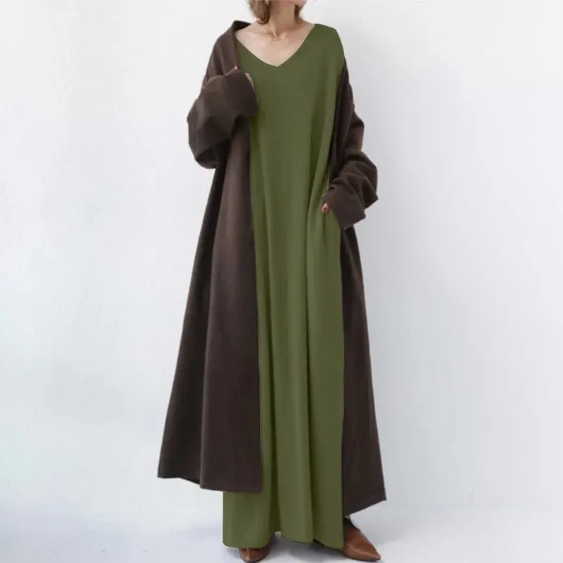 Victoire - Effortless Flowing Design Woman's  Maxi Dress