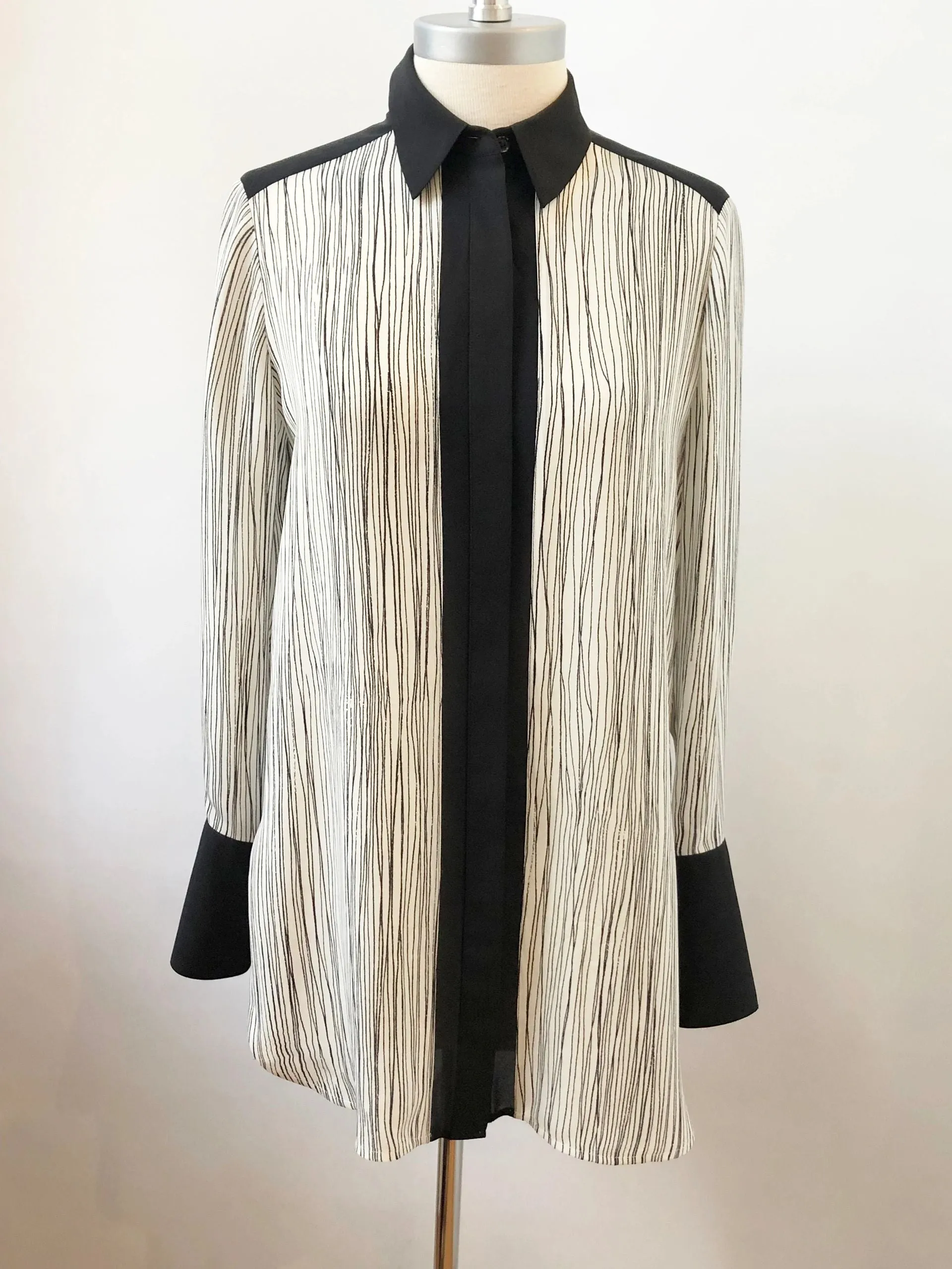Vince Silk Blouse Size Xs
