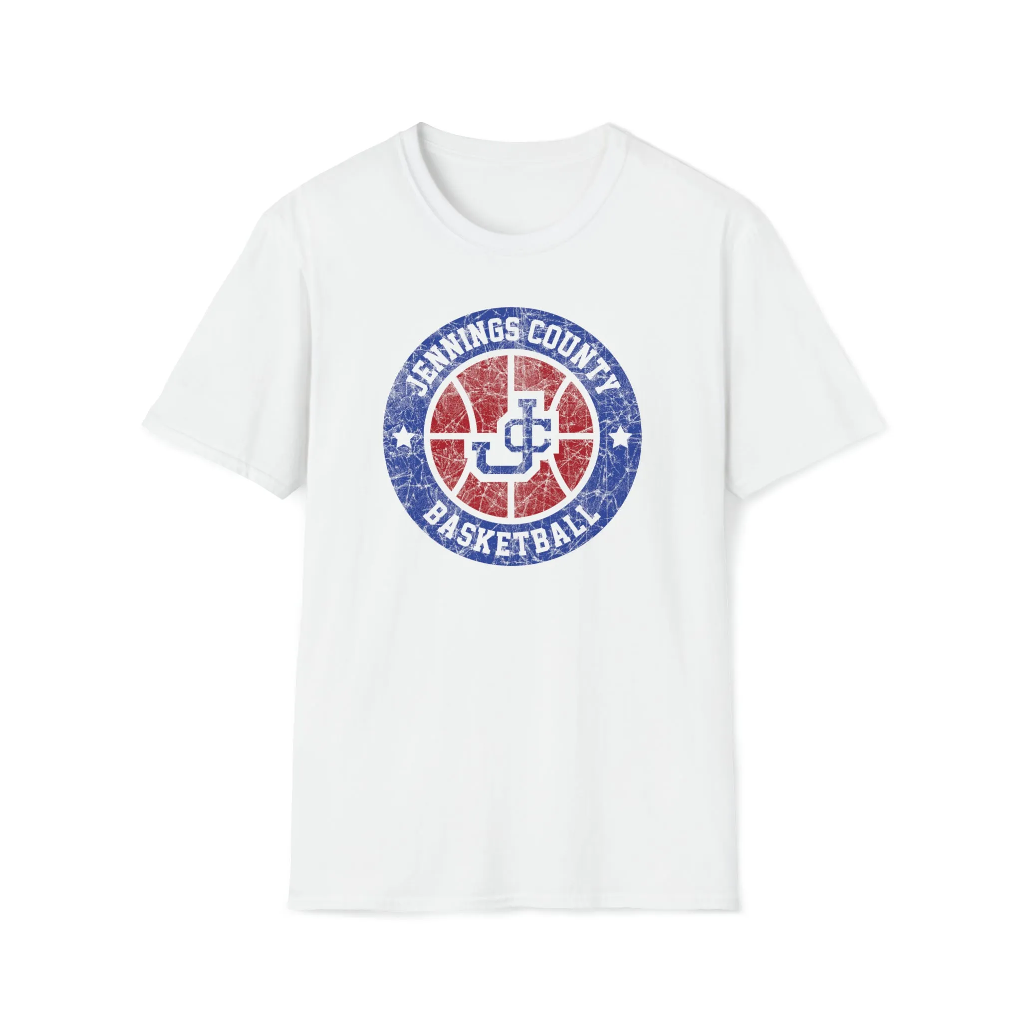 Vintage Jennings Co Basketball Unisex Softstyle T-Shirt