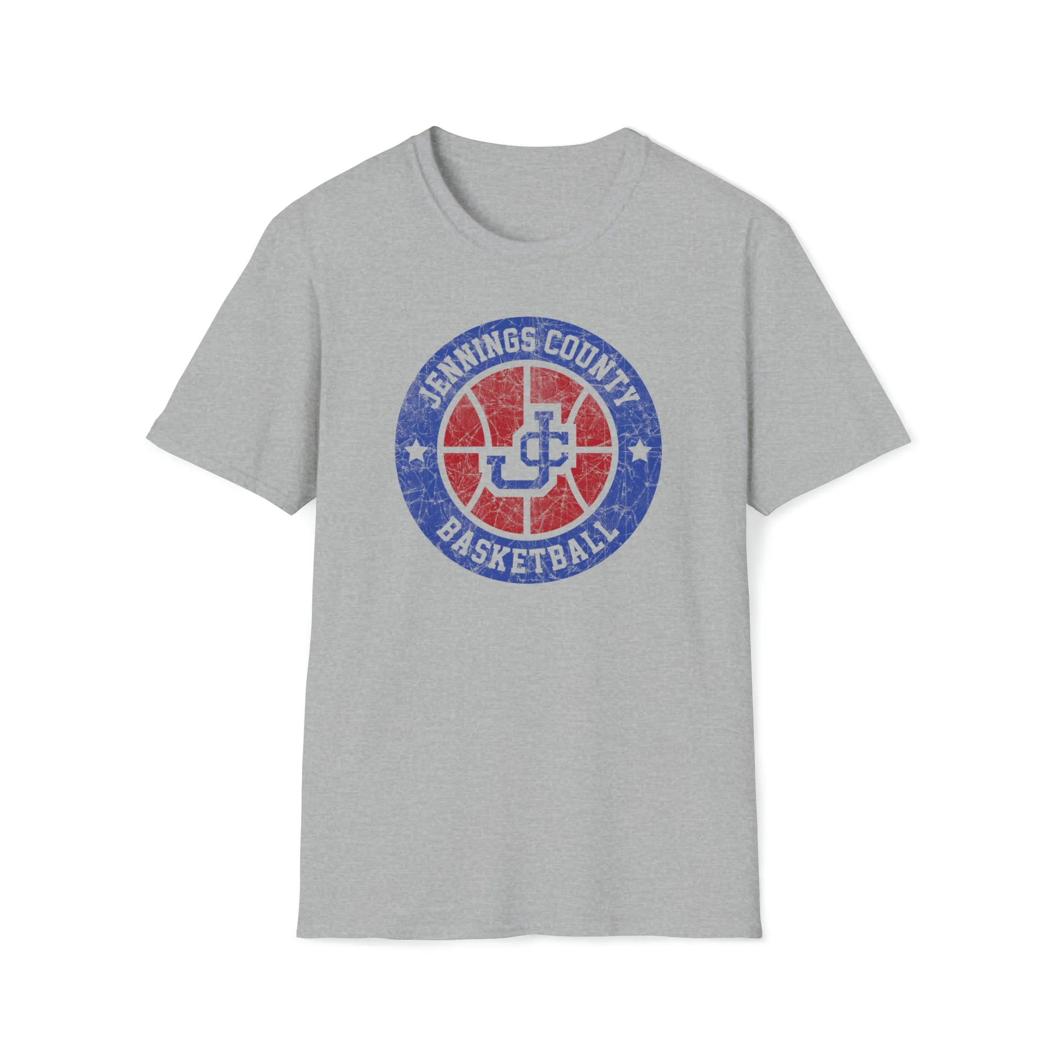 Vintage Jennings Co Basketball Unisex Softstyle T-Shirt